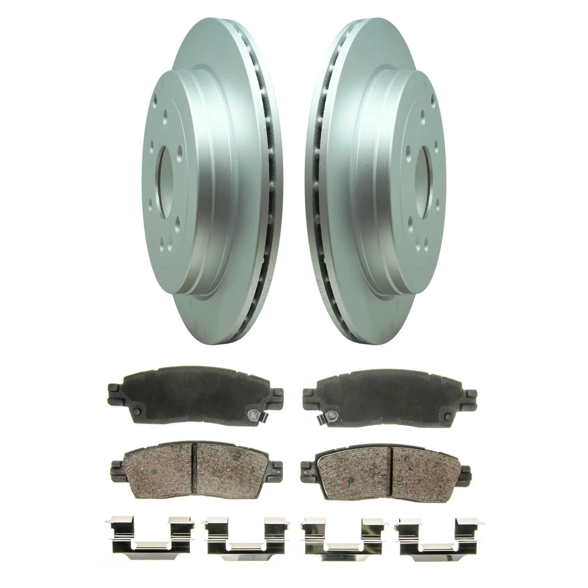 Coated Brake Rotor & Ceramic Pad Kit - image principale du produit