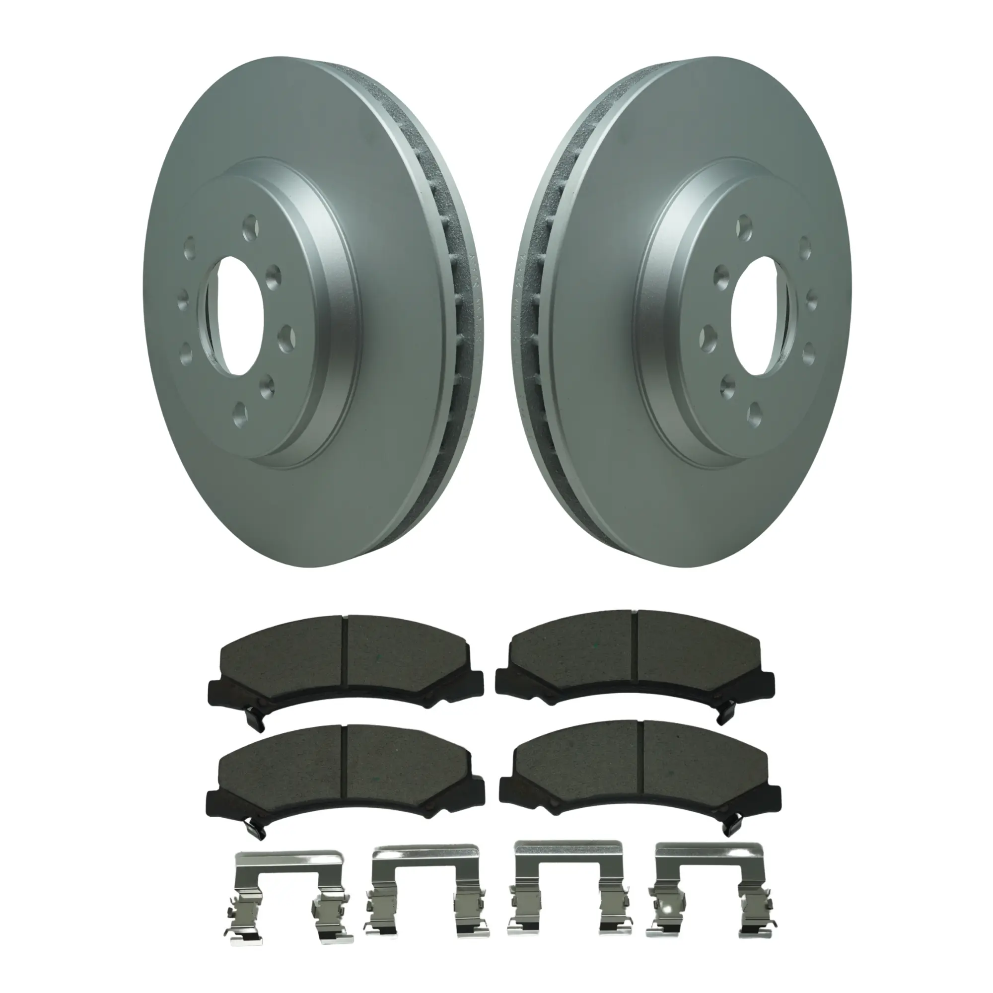 Coated Brake Rotor & Ceramic Pad Kit - image principale du produit