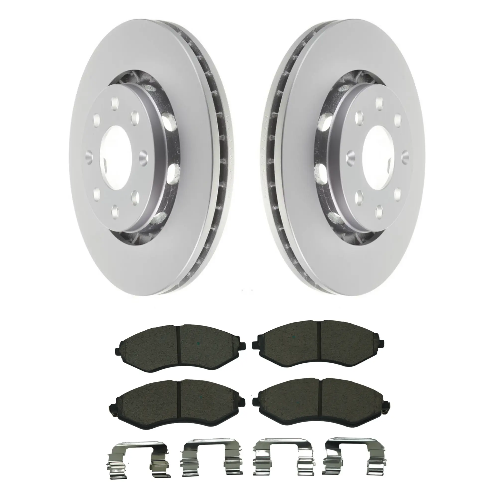 Coated Brake Rotor & Ceramic Pad Kit - image principale du produit