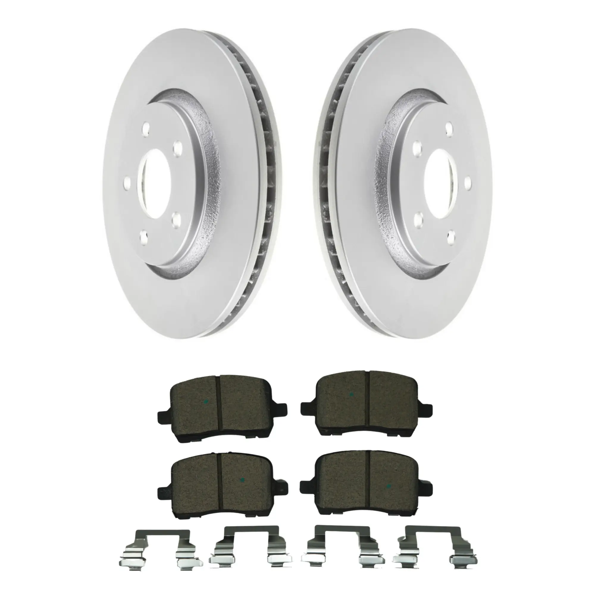 Coated Brake Rotor & Ceramic Pad Kit - image principale du produit