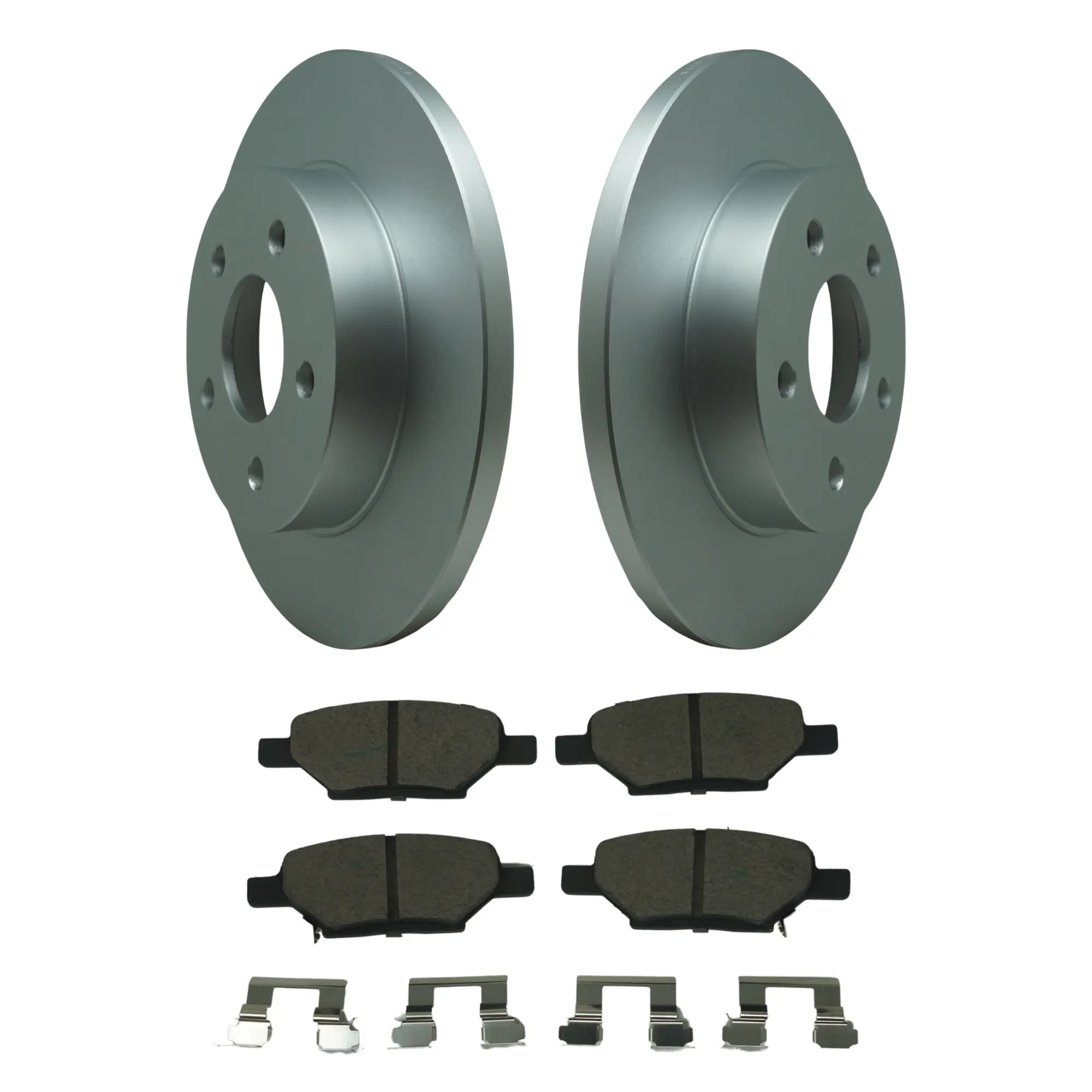 Coated Brake Rotor & Ceramic Pad Kit - image principale du produit