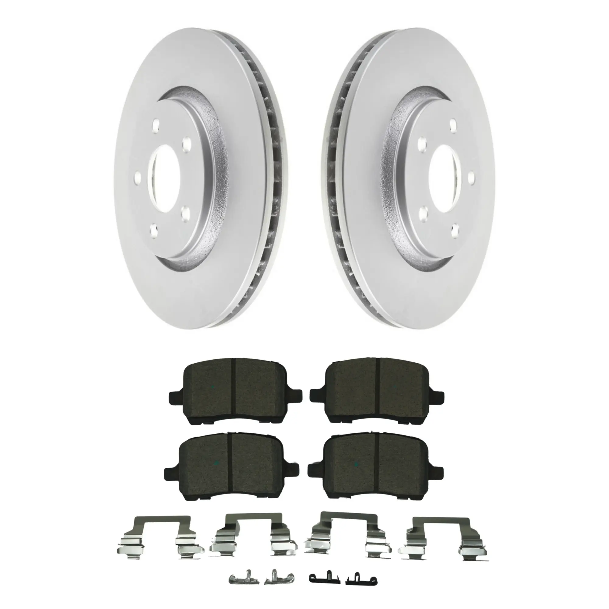 Coated Brake Rotor & Ceramic Pad Kit - image principale du produit