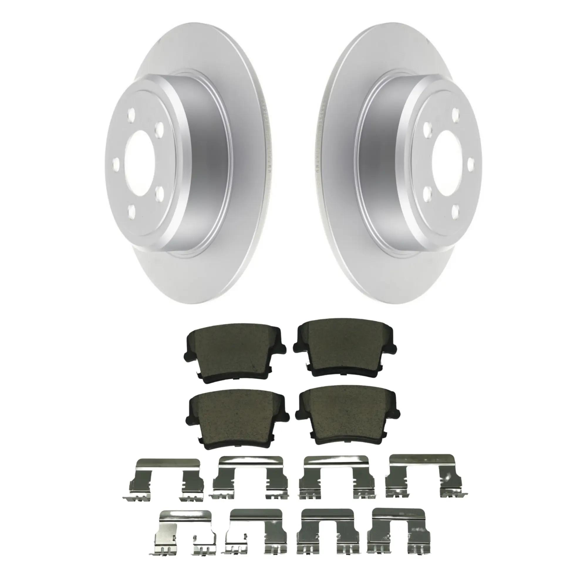 Coated Brake Rotor & Ceramic Pad Kit - image principale du produit