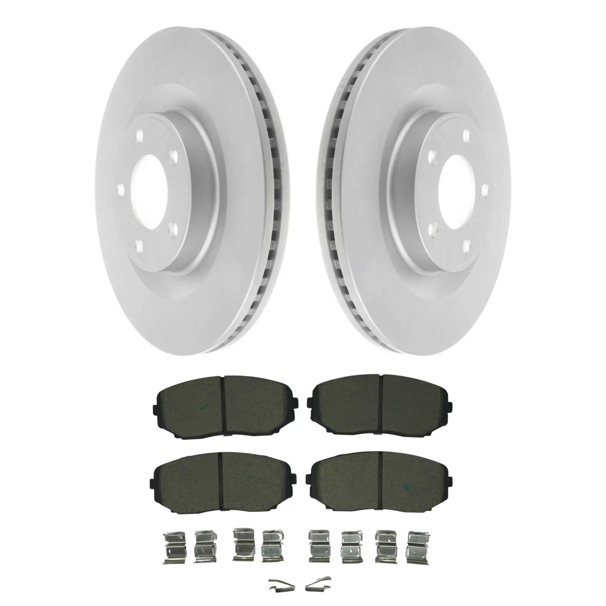Coated Brake Rotor & Ceramic Pad Kit - image principale du produit