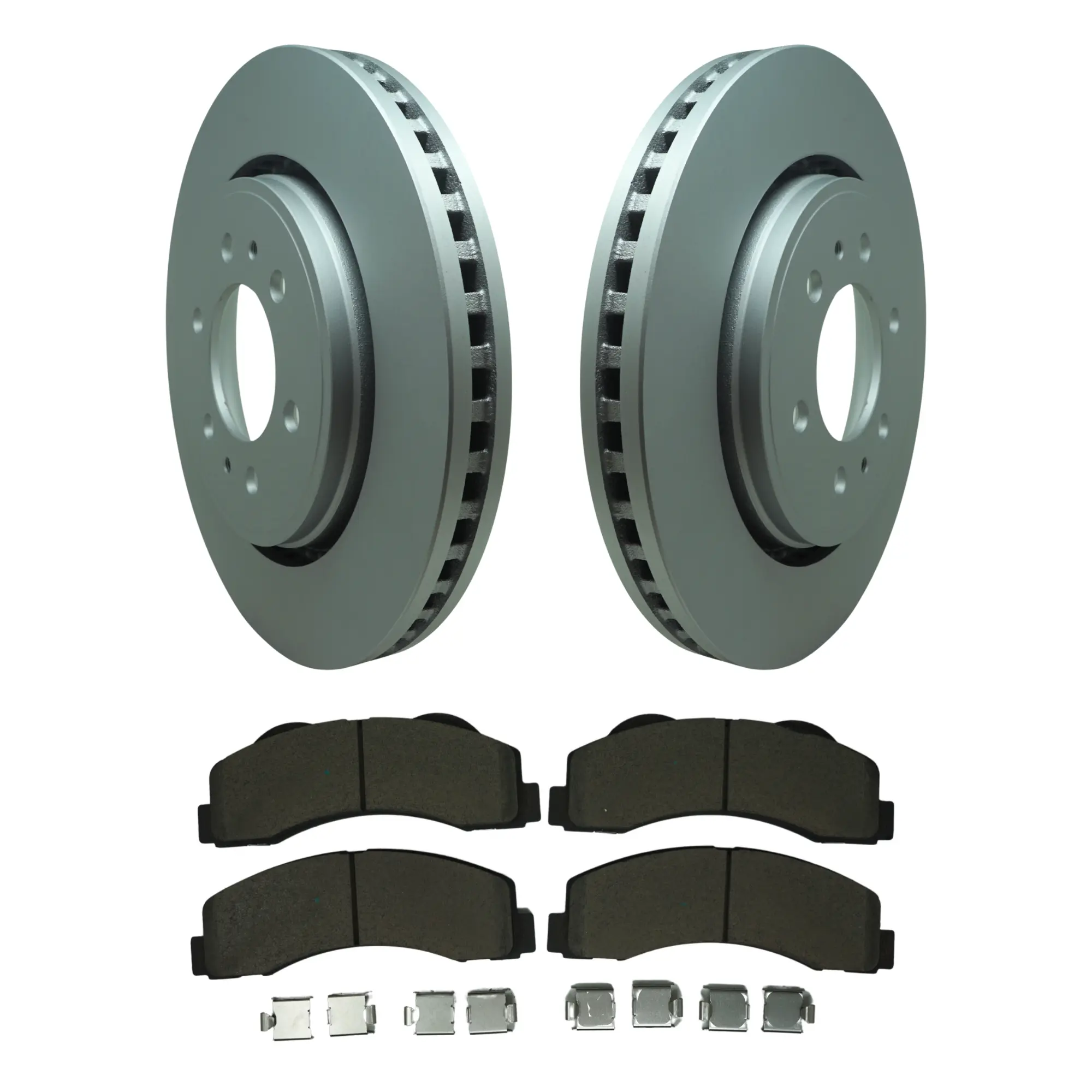 Coated Brake Rotor & Ceramic Pad Kit - image principale du produit