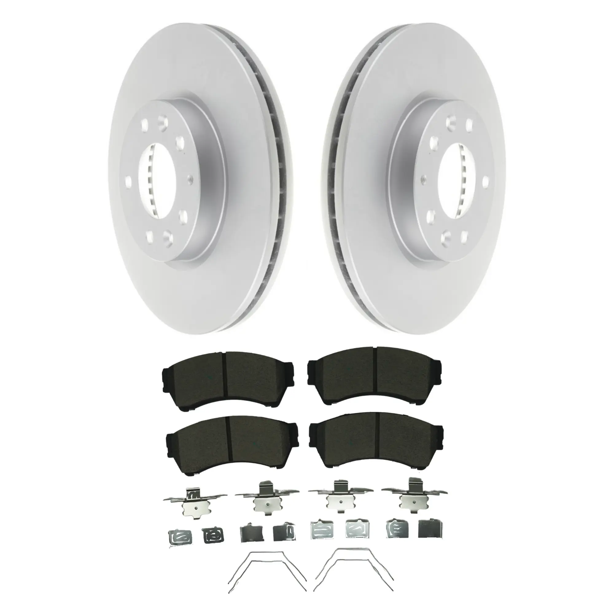 Coated Brake Rotor & Ceramic Pad Kit - image principale du produit