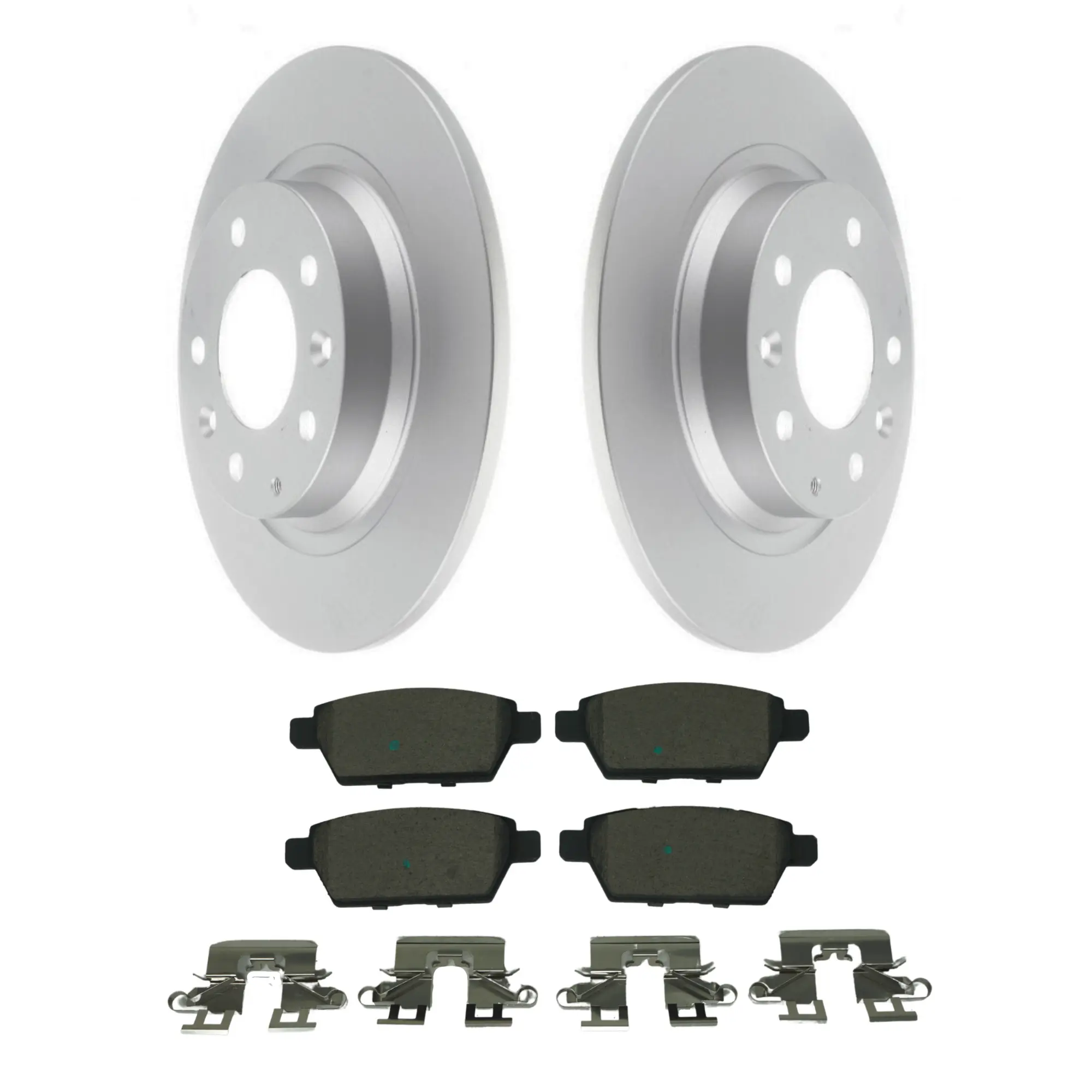 Coated Brake Rotor & Ceramic Pad Kit - image principale du produit