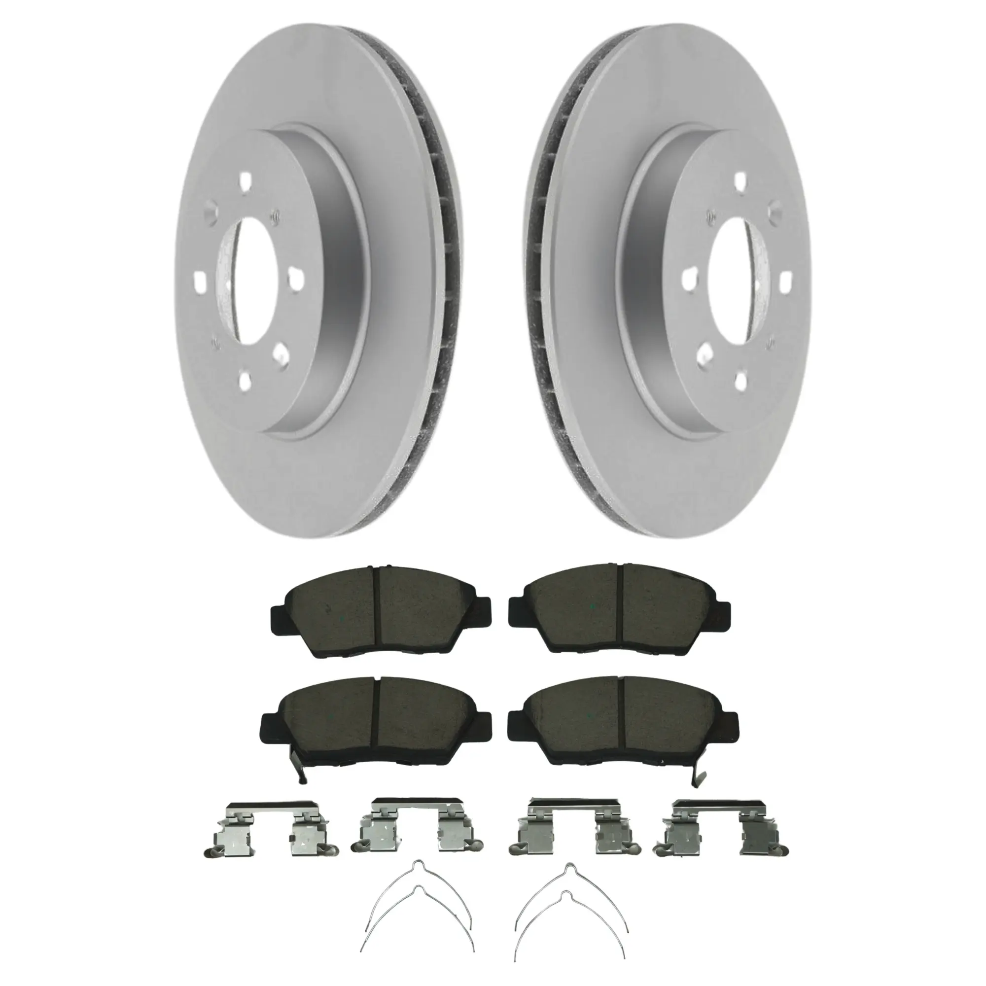 Coated Brake Rotor & Ceramic Pad Kit - image principale du produit