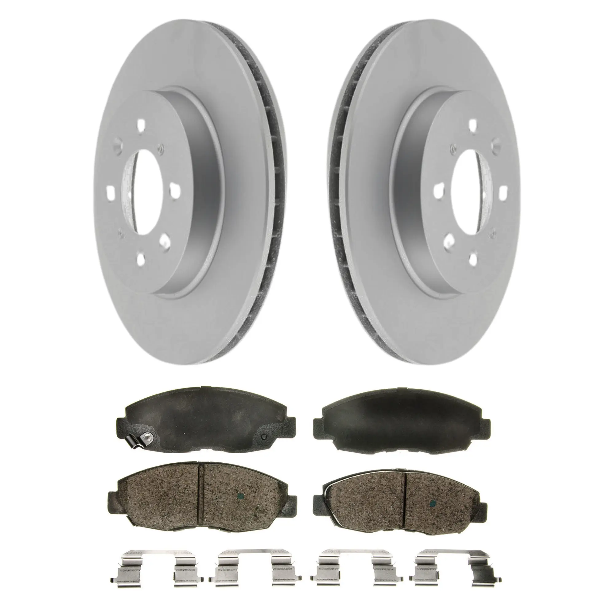 Coated Brake Rotor & Ceramic Pad Kit - image principale du produit