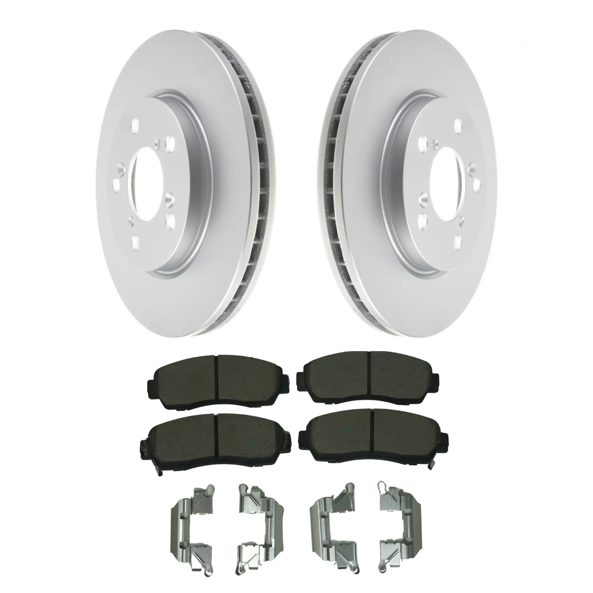 Coated Brake Rotor & Ceramic Pad Kit - image principale du produit