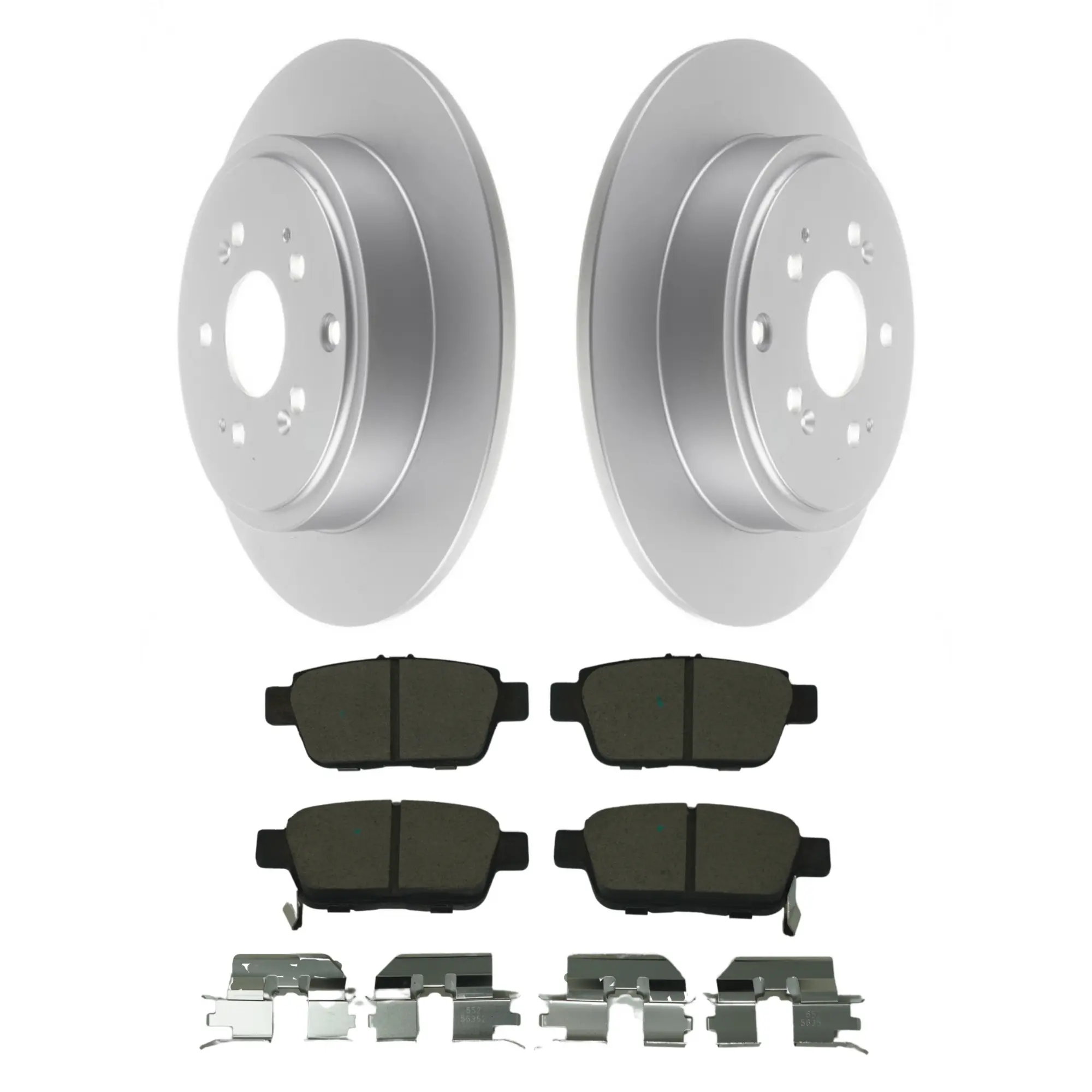 Coated Brake Rotor & Ceramic Pad Kit - image principale du produit