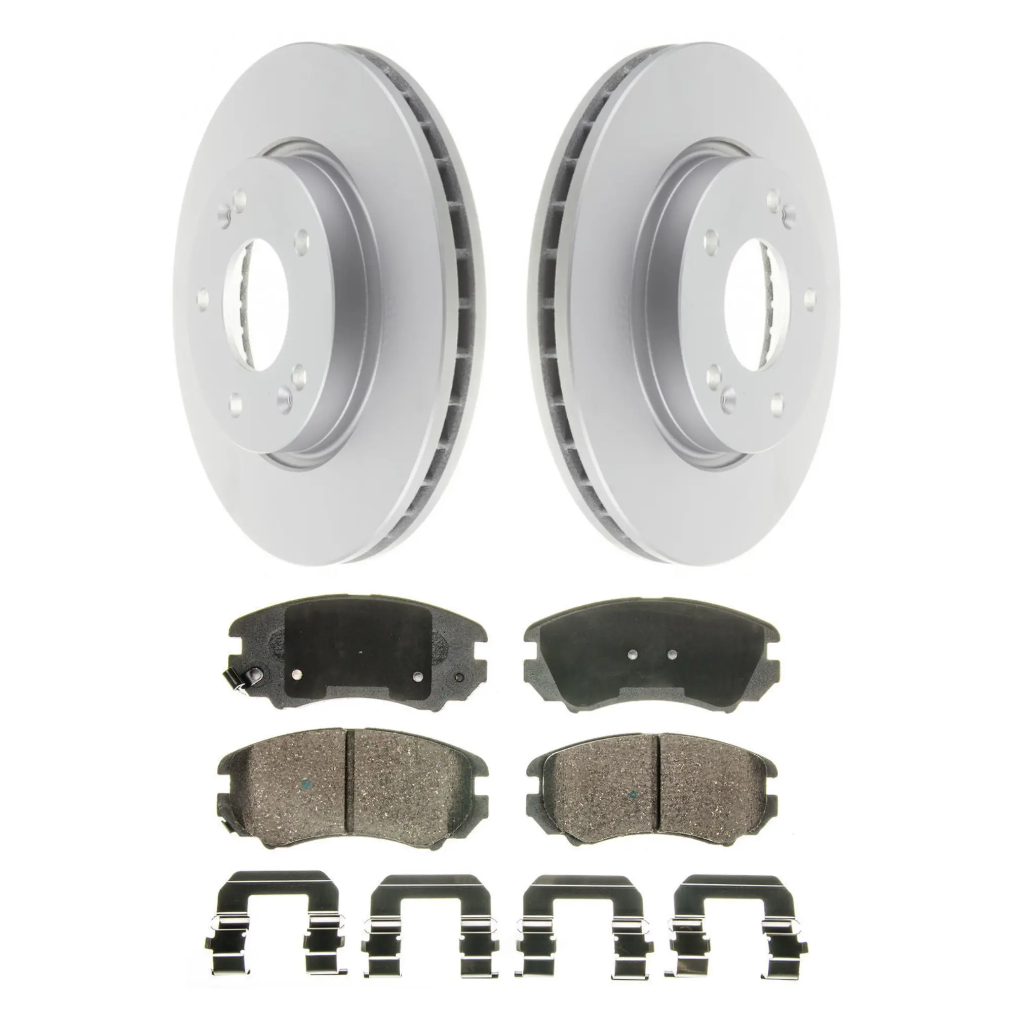 Coated Brake Rotor & Ceramic Pad Kit - image principale du produit