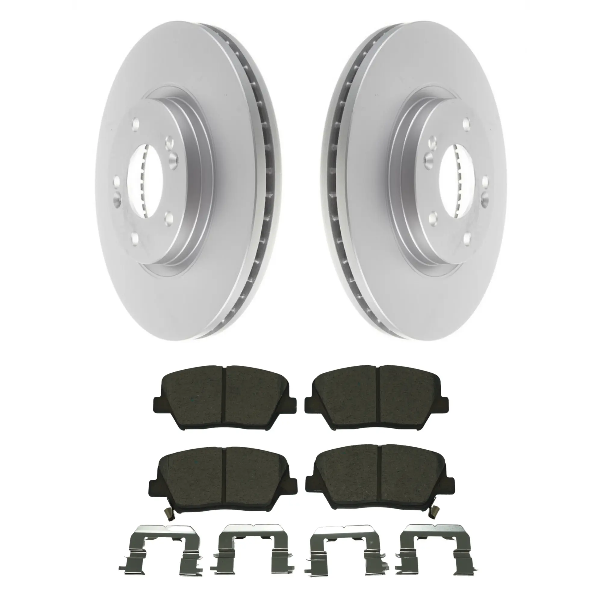 Coated Brake Rotor & Ceramic Pad Kit - image principale du produit