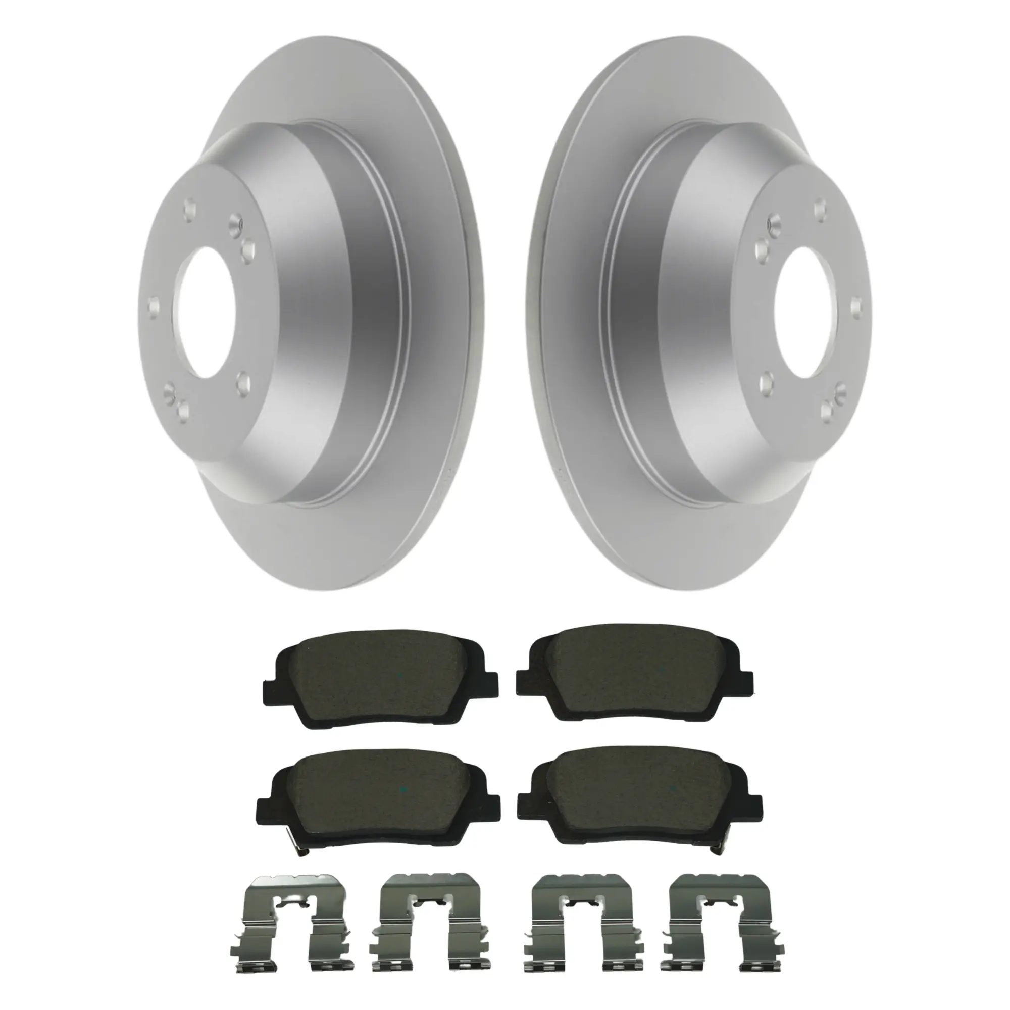 Coated Brake Rotor & Ceramic Pad Kit - image principale du produit