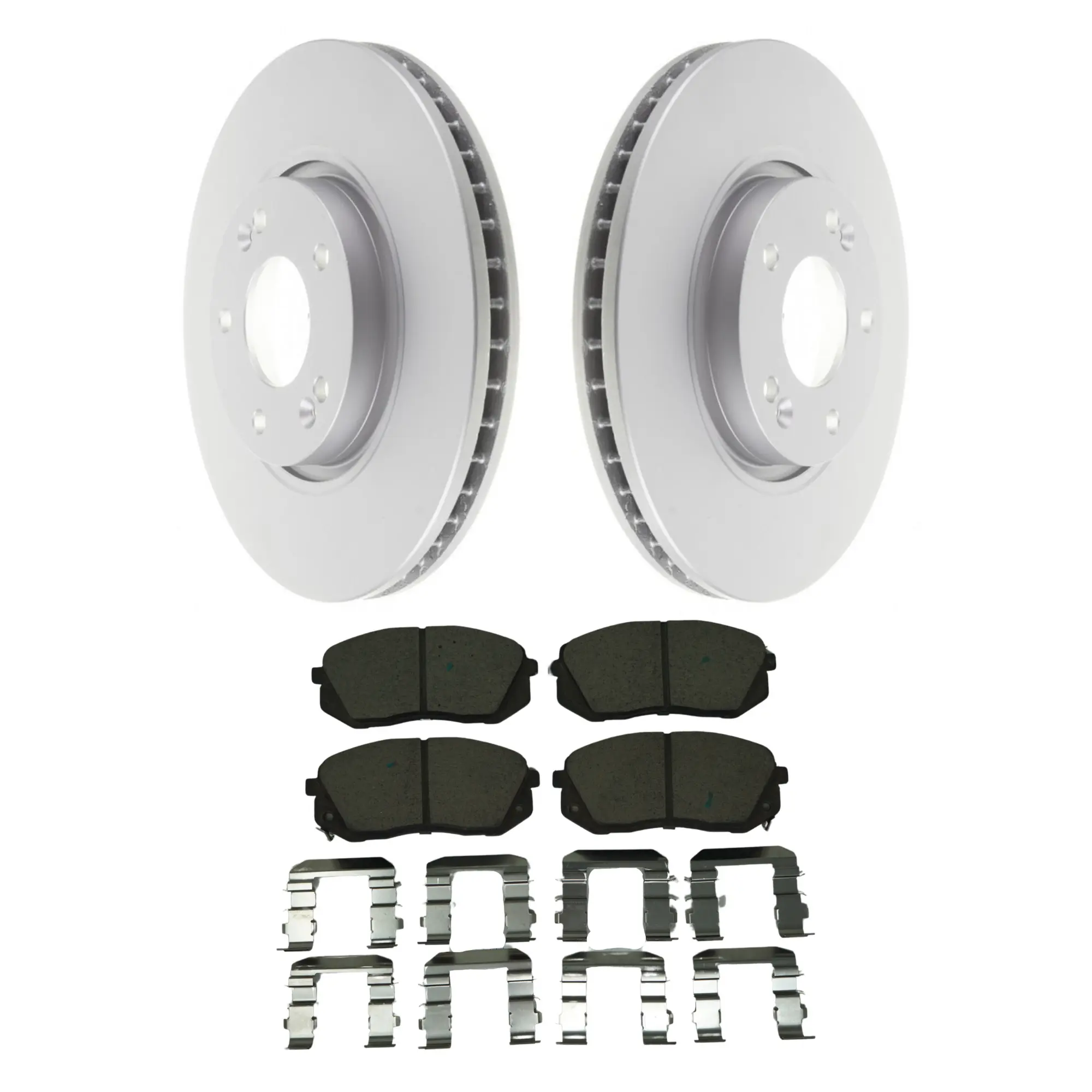 Coated Brake Rotor & Ceramic Pad Kit - image principale du produit