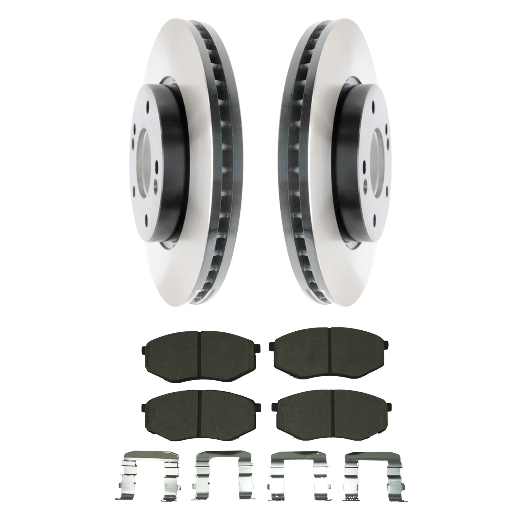 Coated Brake Rotor & Ceramic Pad Kit - image principale du produit