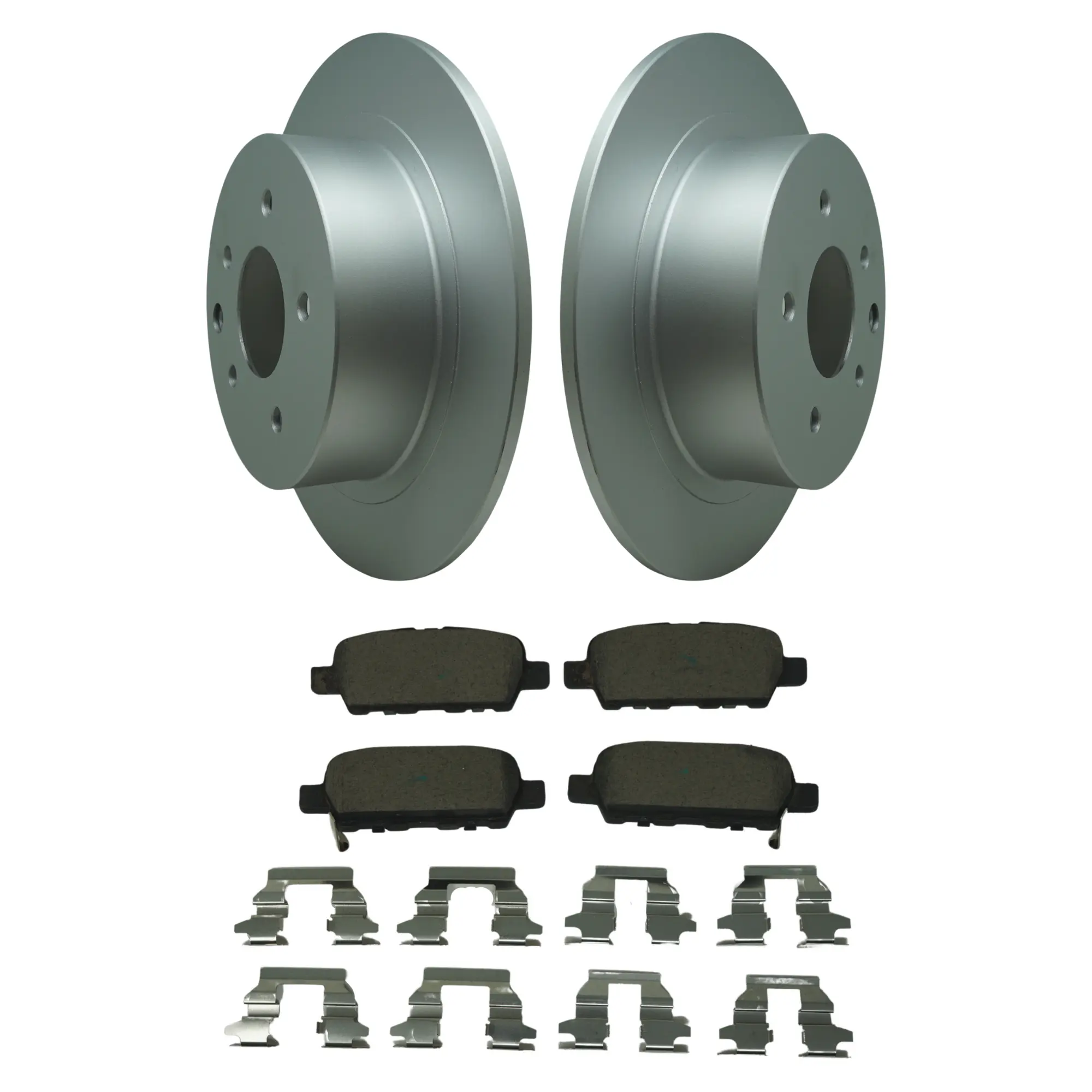 Coated Brake Rotor & Ceramic Pad Kit - image principale du produit