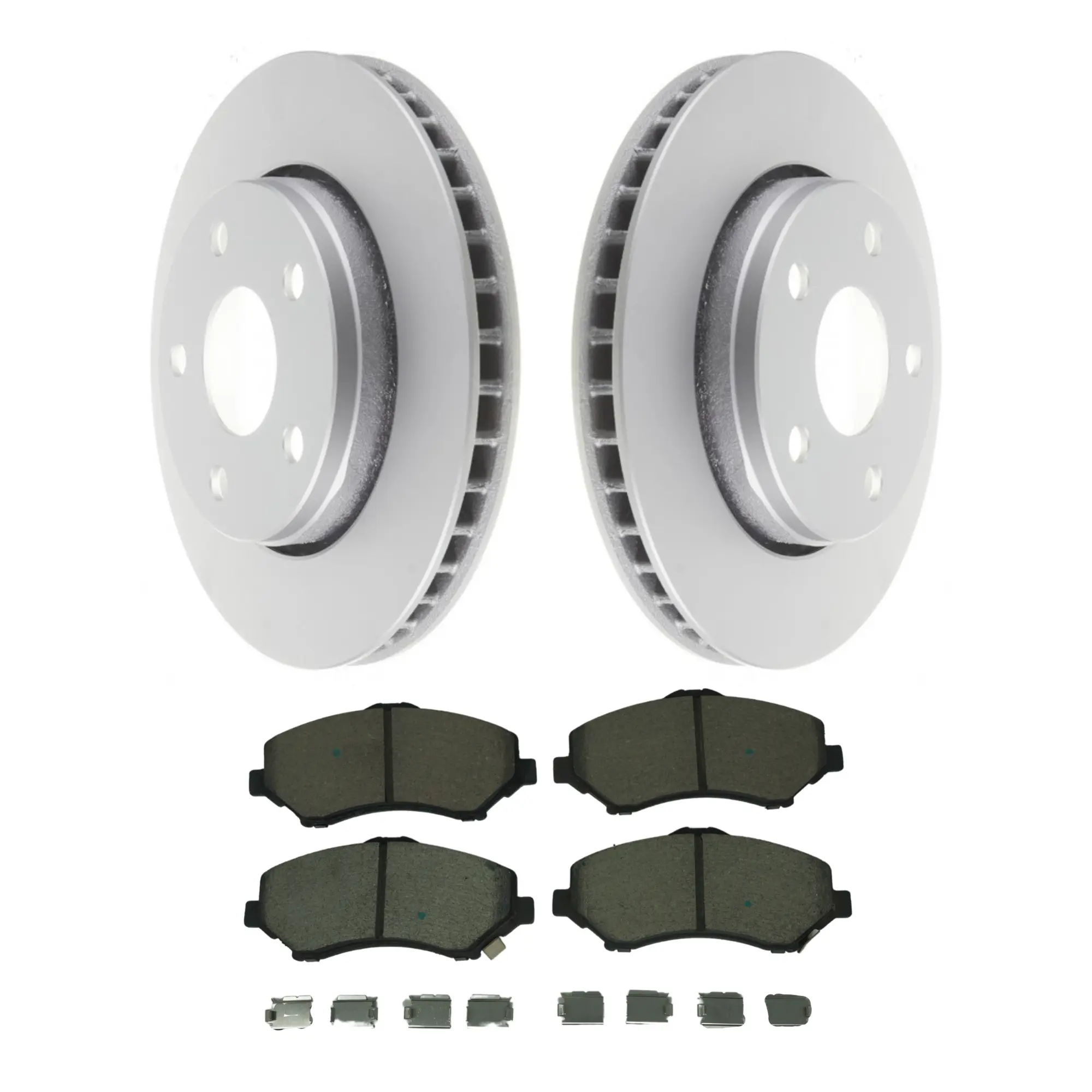 Coated Brake Rotor & Ceramic Pad Kit - image principale du produit