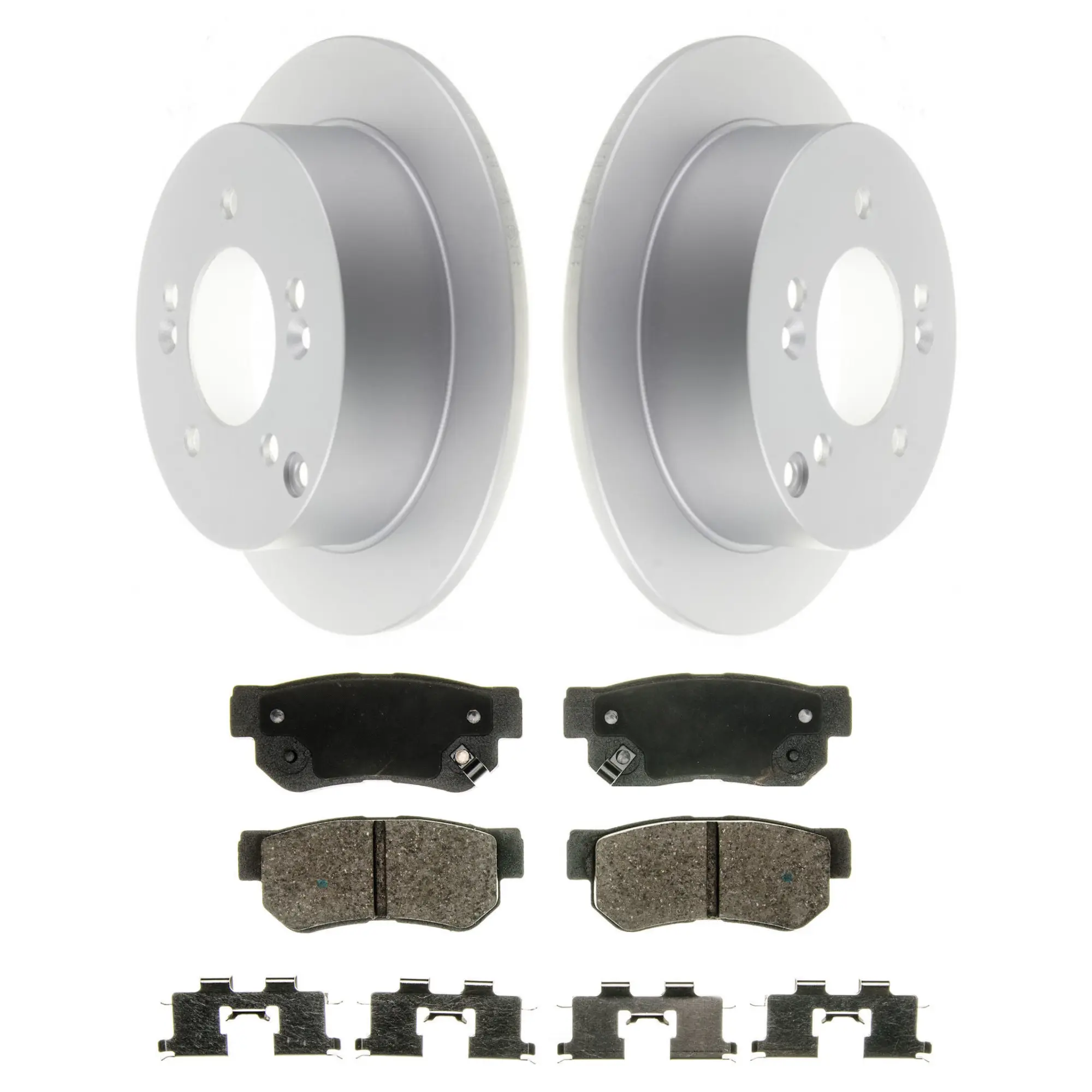 Coated Brake Rotor & Ceramic Pad Kit - image principale du produit