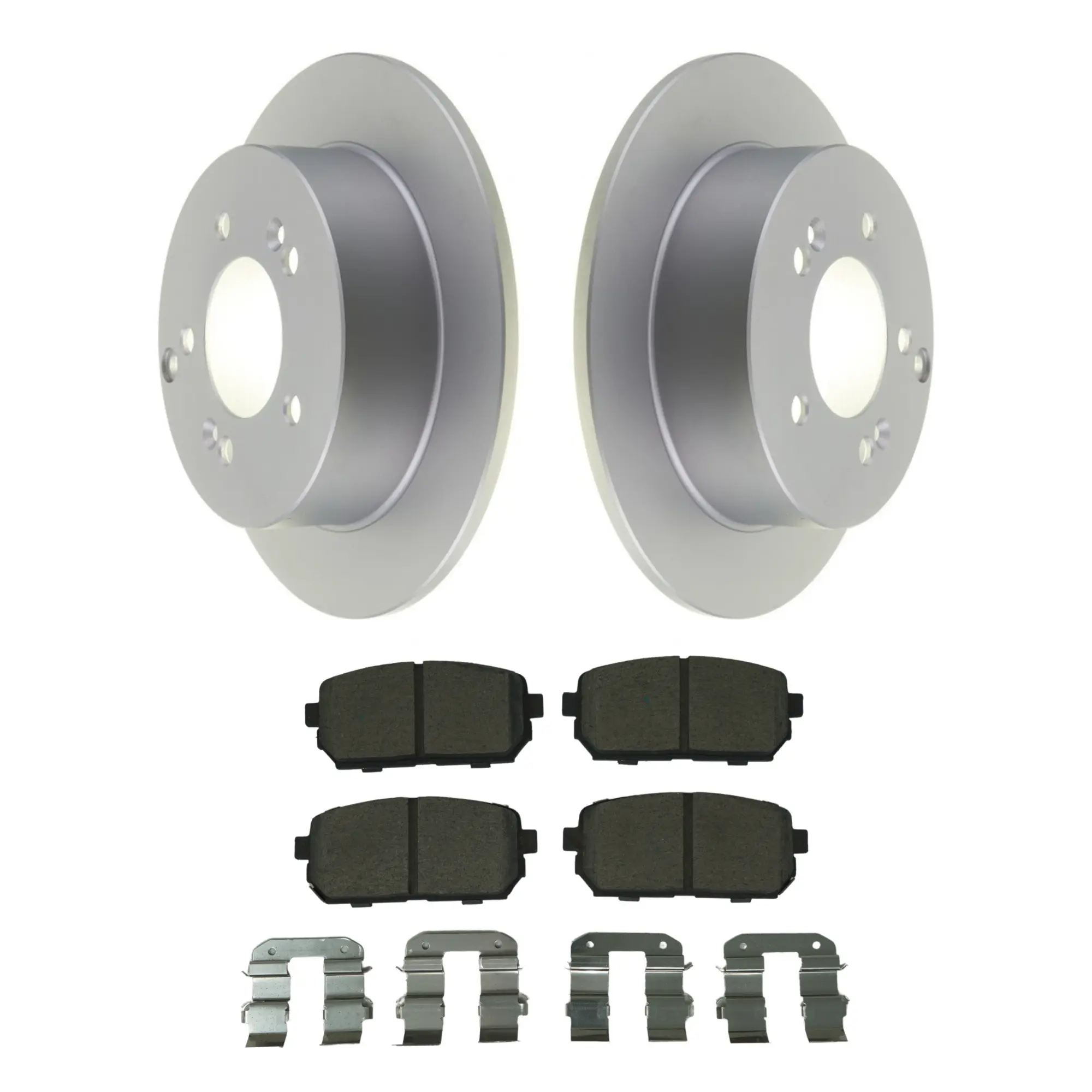 Coated Brake Rotor & Ceramic Pad Kit - image principale du produit