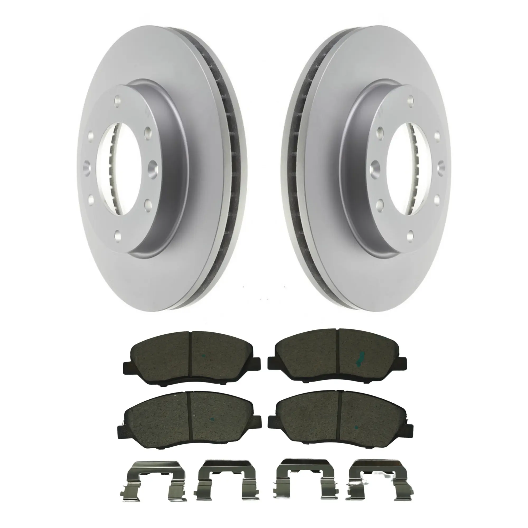 Coated Brake Rotor & Ceramic Pad Kit - image principale du produit