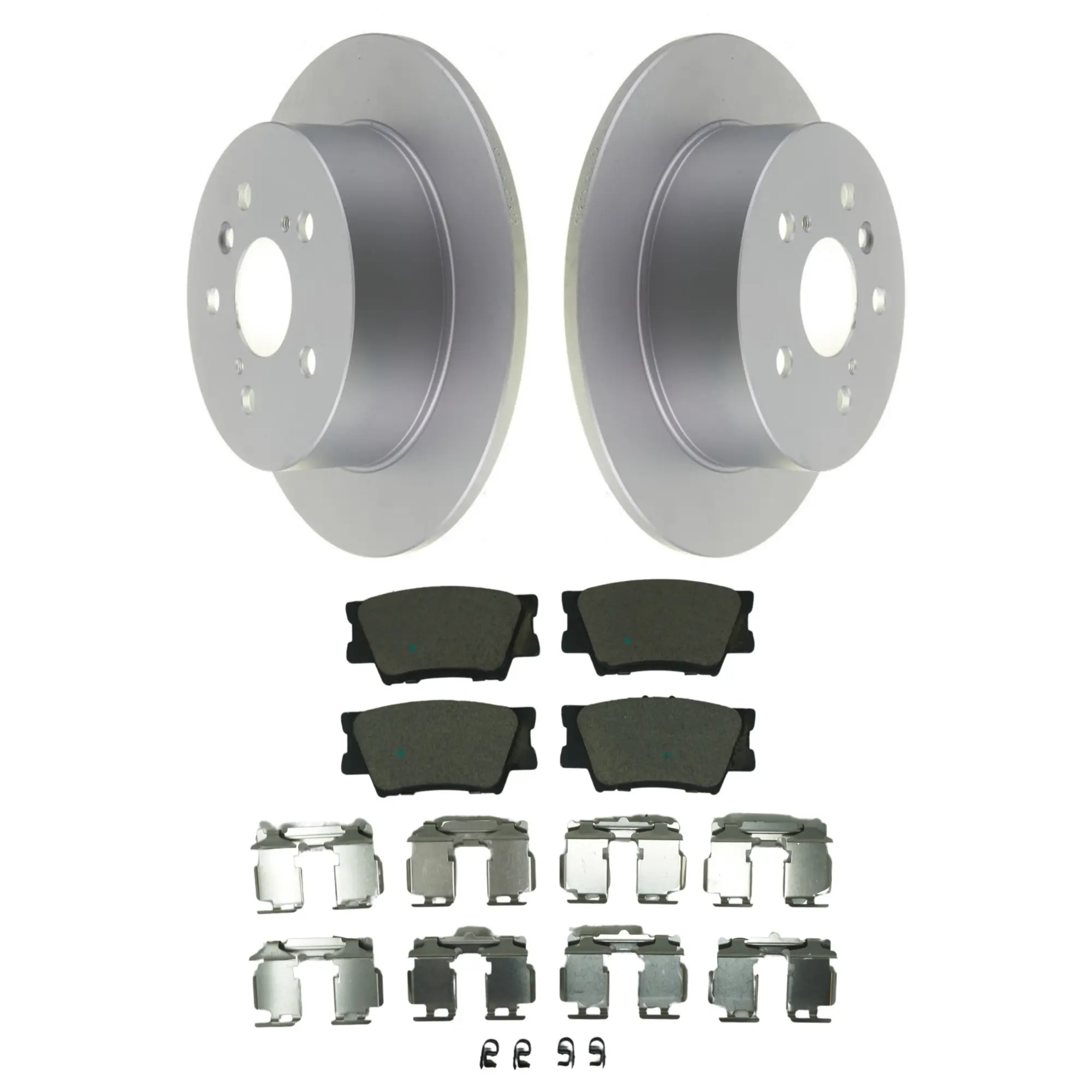Coated Brake Rotor & Ceramic Pad Kit - image principale du produit