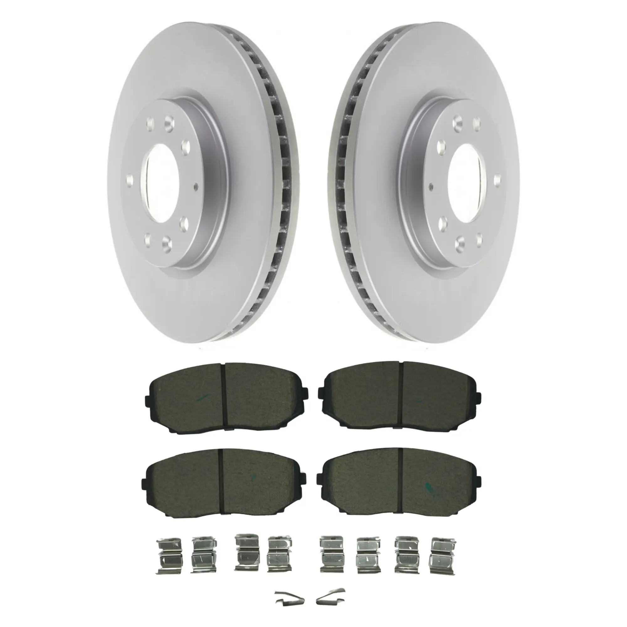 Coated Brake Rotor & Ceramic Pad Kit - image principale du produit