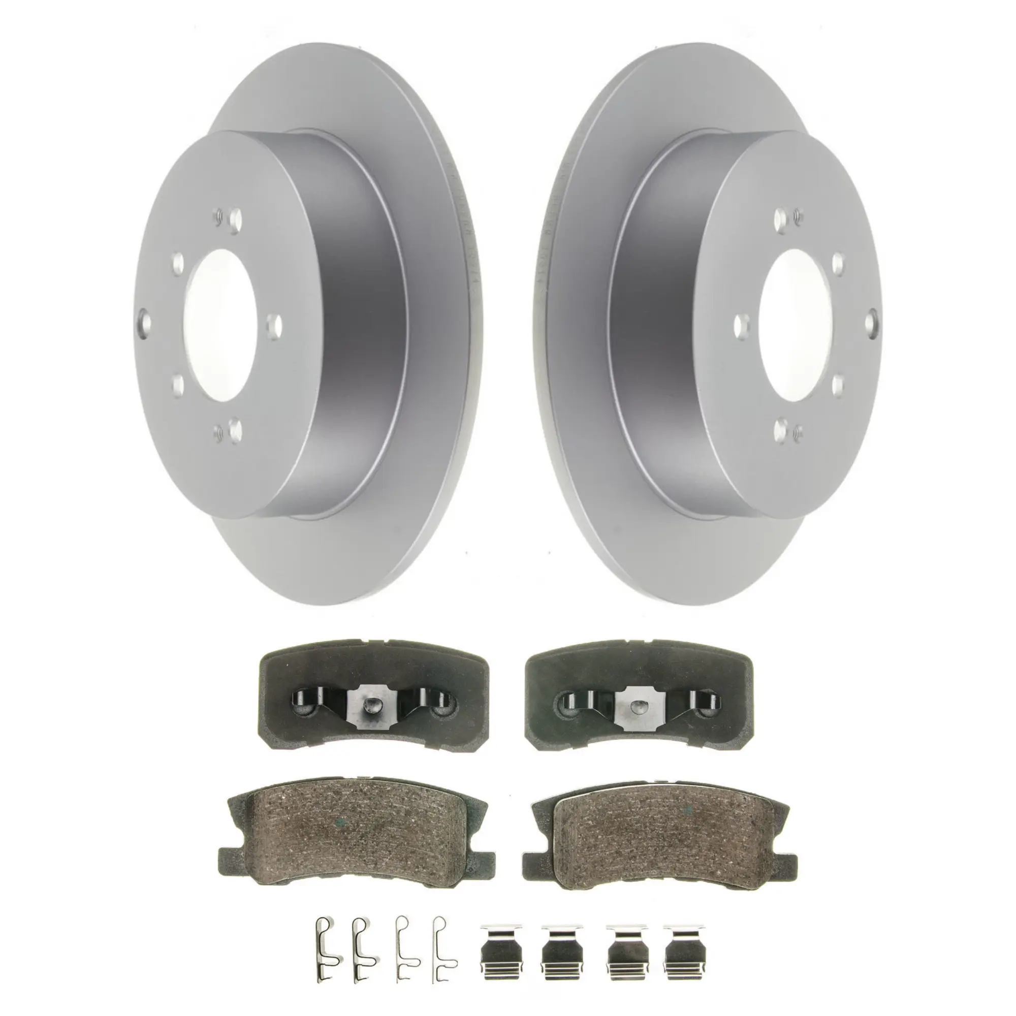 Coated Brake Rotor & Ceramic Pad Kit - image principale du produit