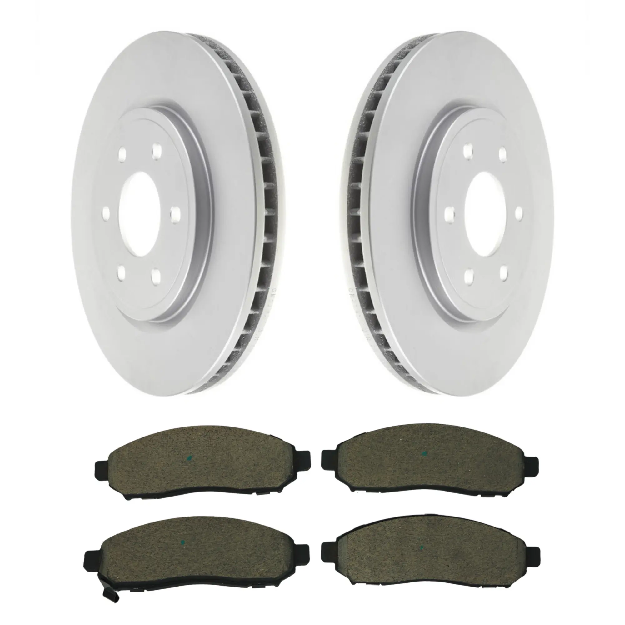 Coated Brake Rotor & Ceramic Pad Kit - image principale du produit