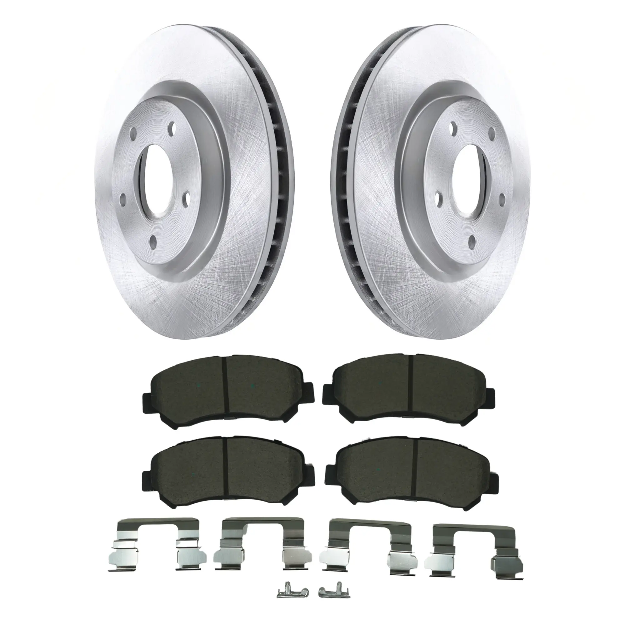 Coated Brake Rotor & Ceramic Pad Kit - image principale du produit