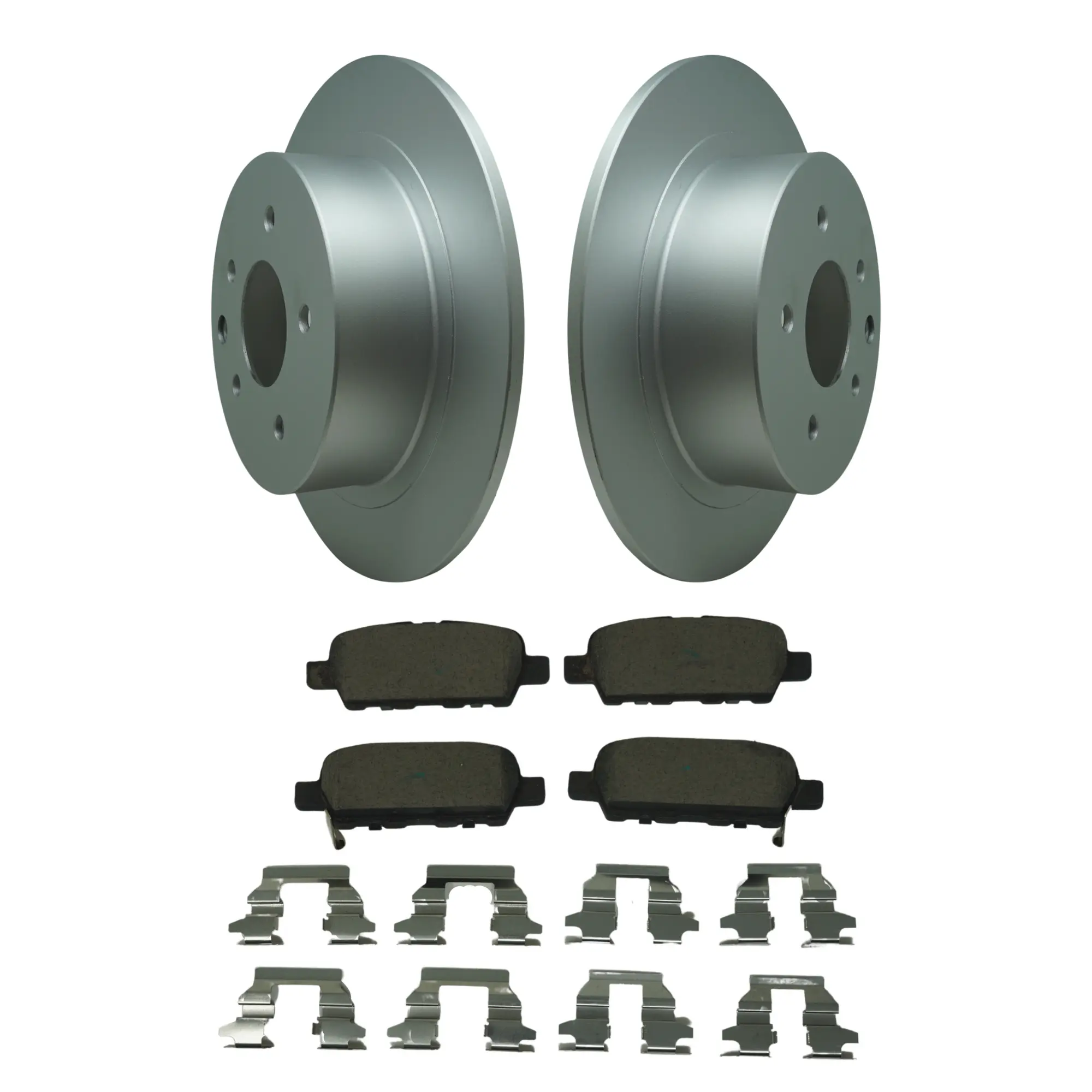 Coated Brake Rotor & Ceramic Pad Kit - image principale du produit