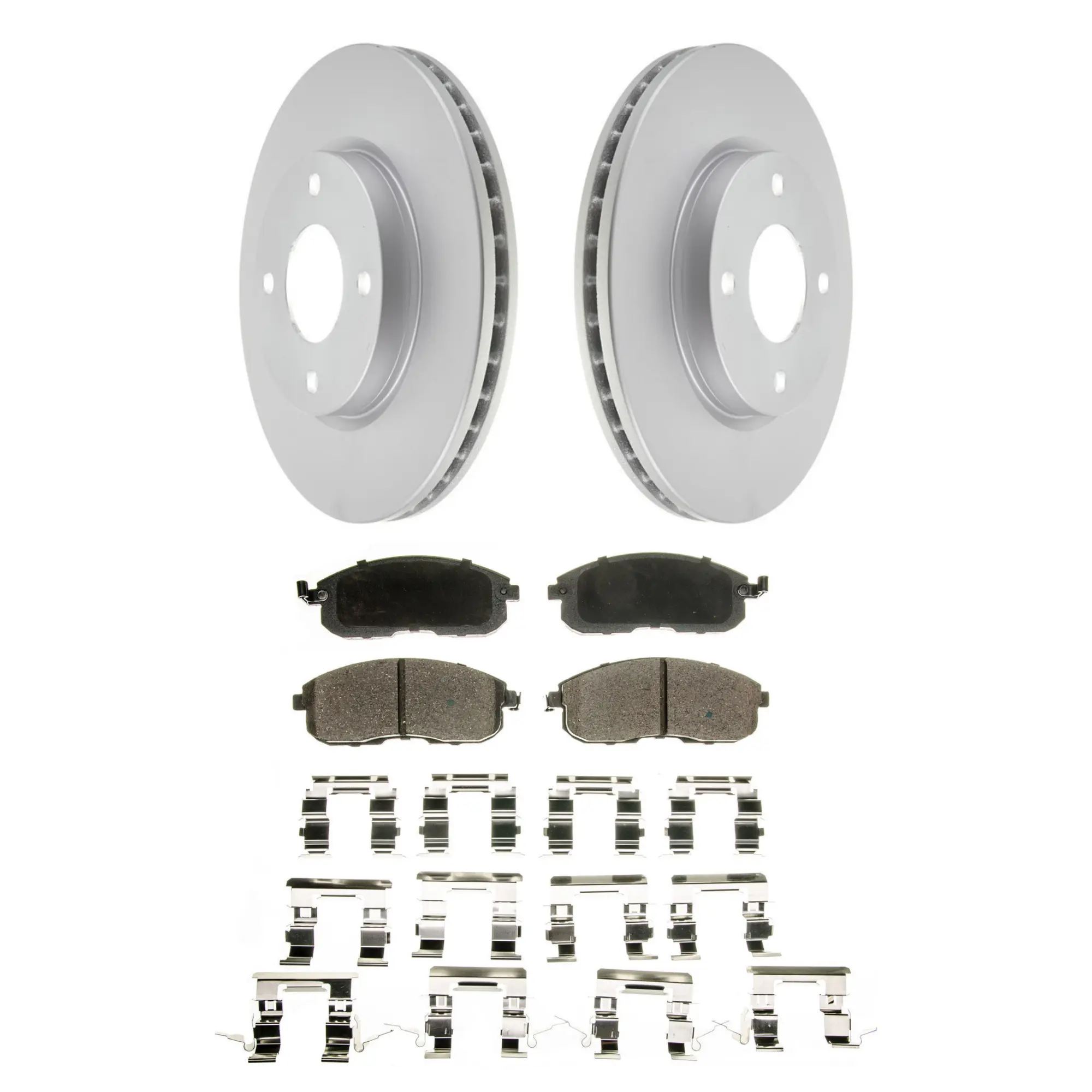 Coated Brake Rotor & Ceramic Pad Kit - image principale du produit