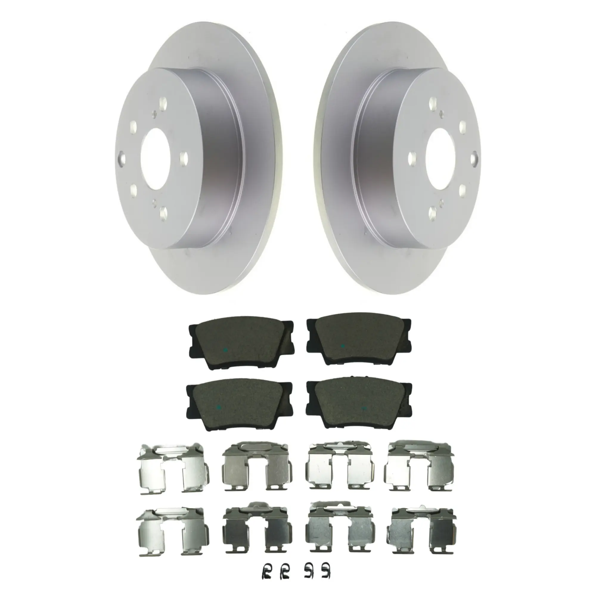Coated Brake Rotor & Ceramic Pad Kit - image principale du produit