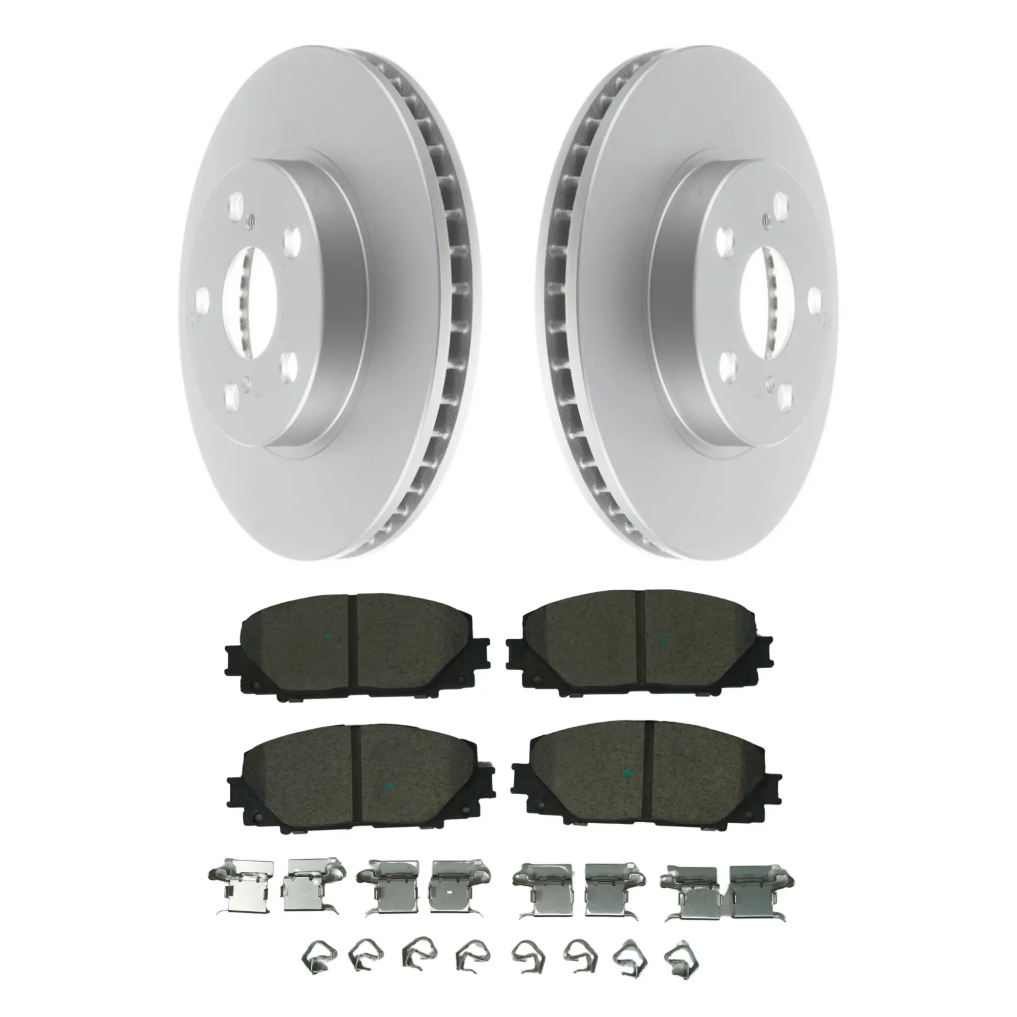 Coated Brake Rotor & Ceramic Pad Kit - image principale du produit