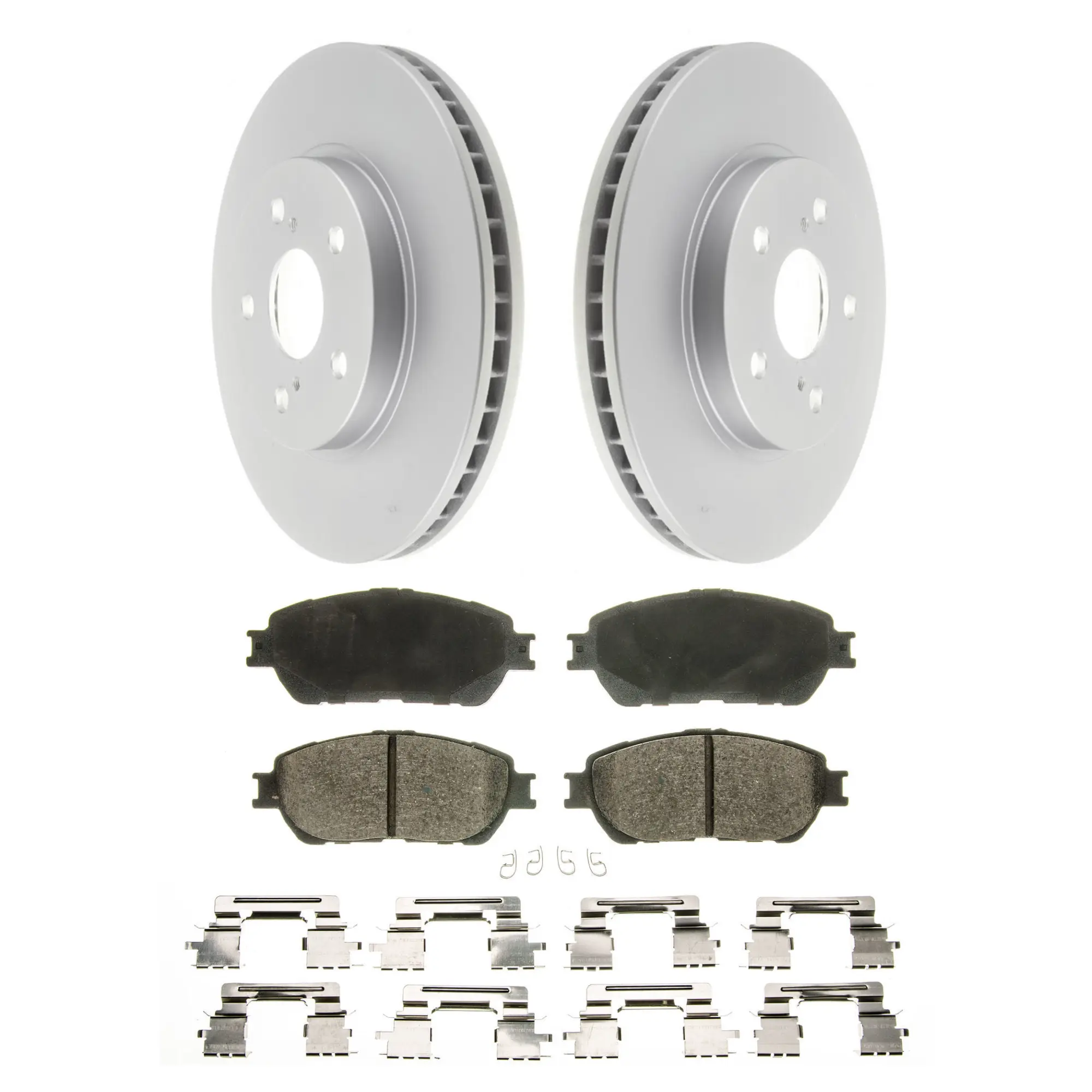 Coated Brake Rotor & Ceramic Pad Kit - image principale du produit