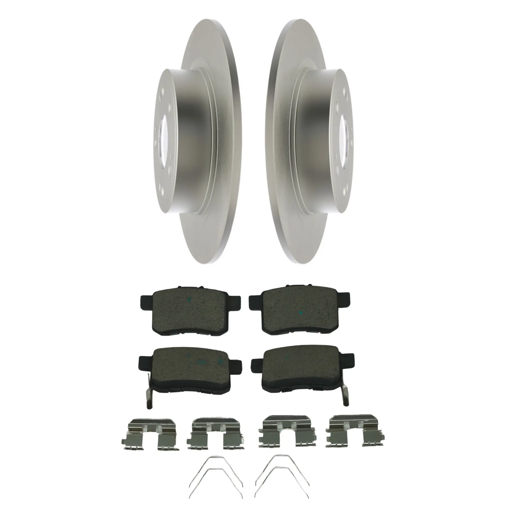 Coated Brake Rotor & Ceramic Pad Kit - image principale du produit