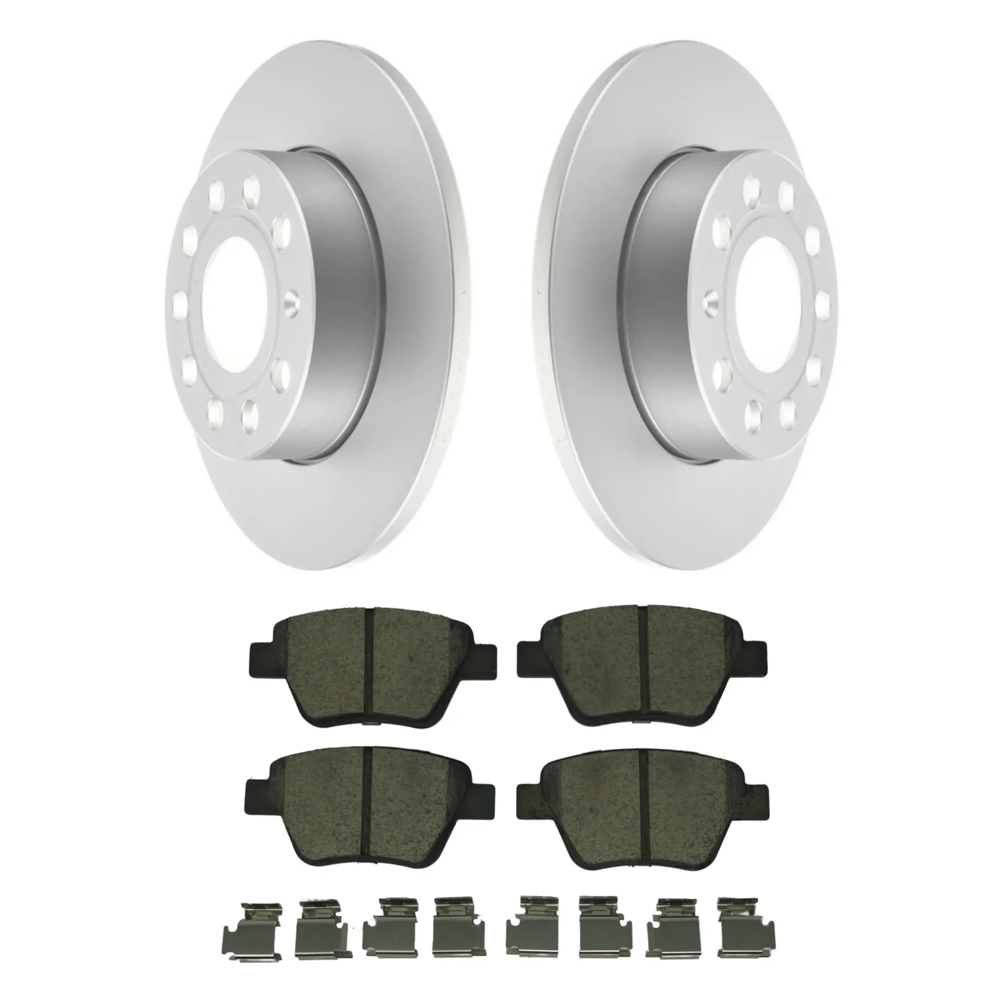 Coated Brake Rotor & Ceramic Pad Kit - image principale du produit