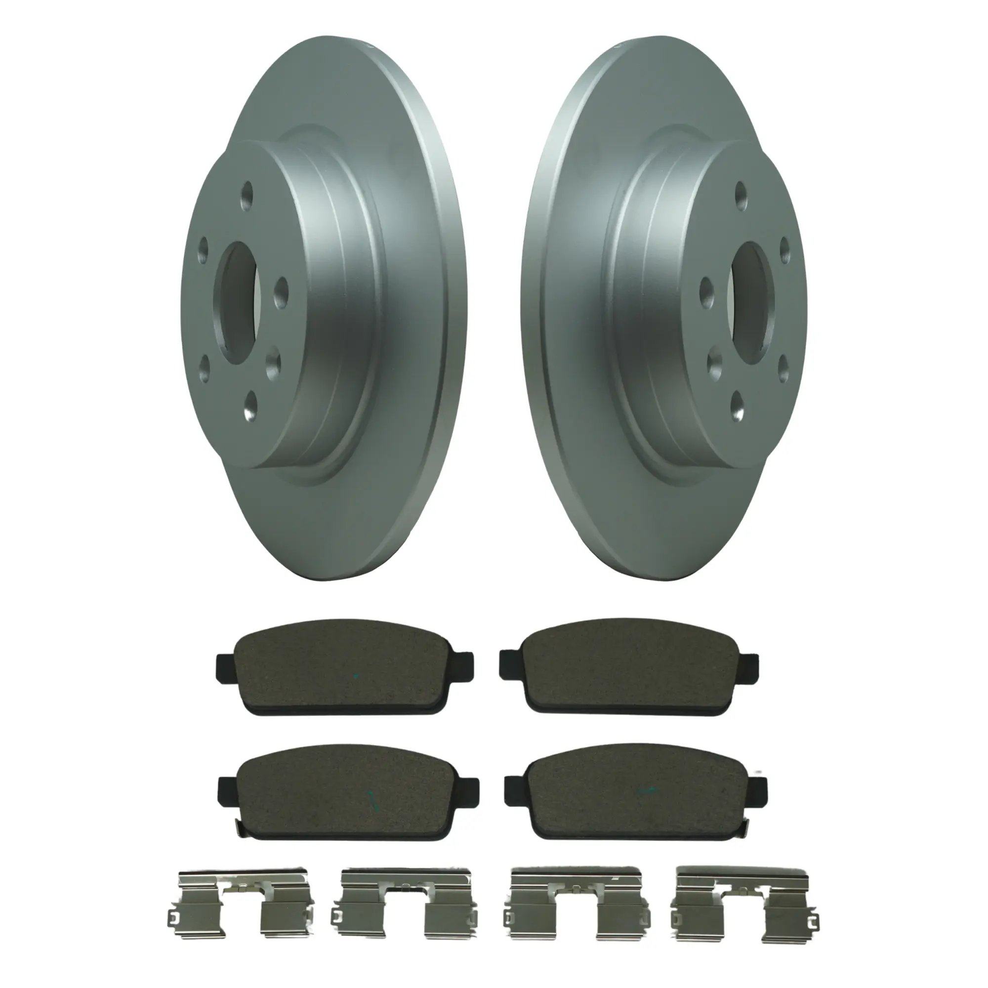 Coated Brake Rotor & Ceramic Pad Kit - image principale du produit