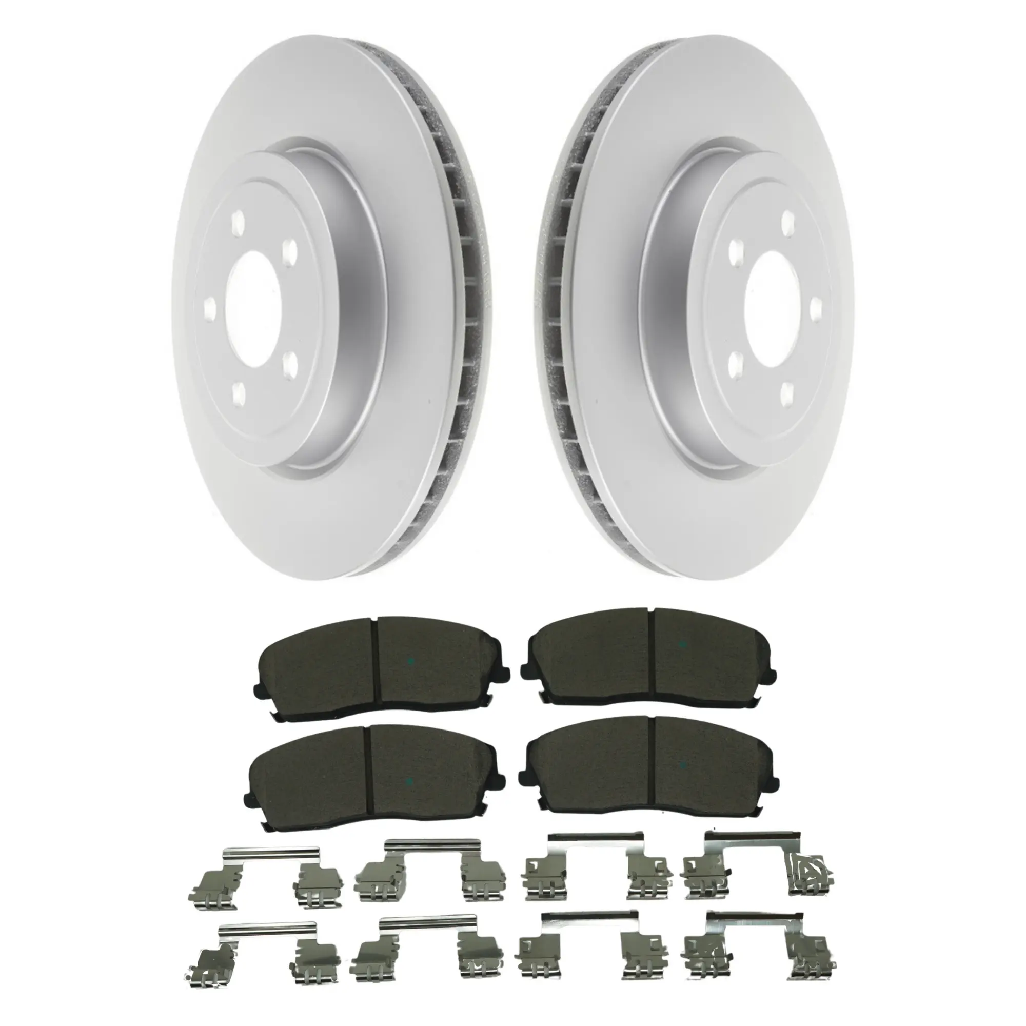 Coated Brake Rotor & Ceramic Pad Kit - image principale du produit