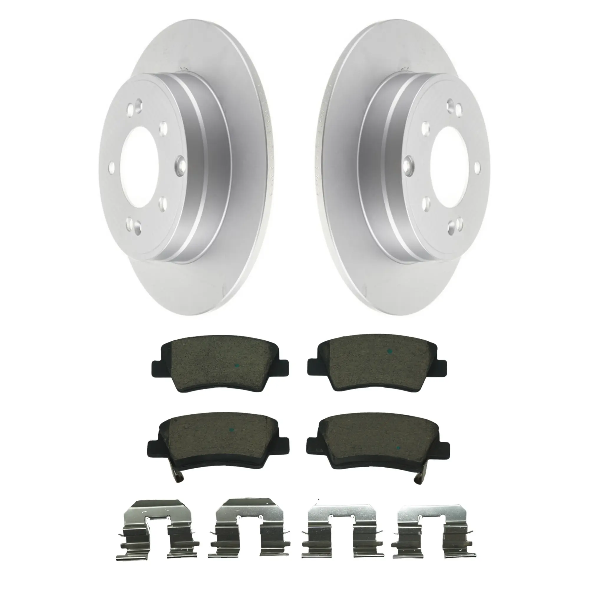 Coated Brake Rotor & Ceramic Pad Kit - image principale du produit