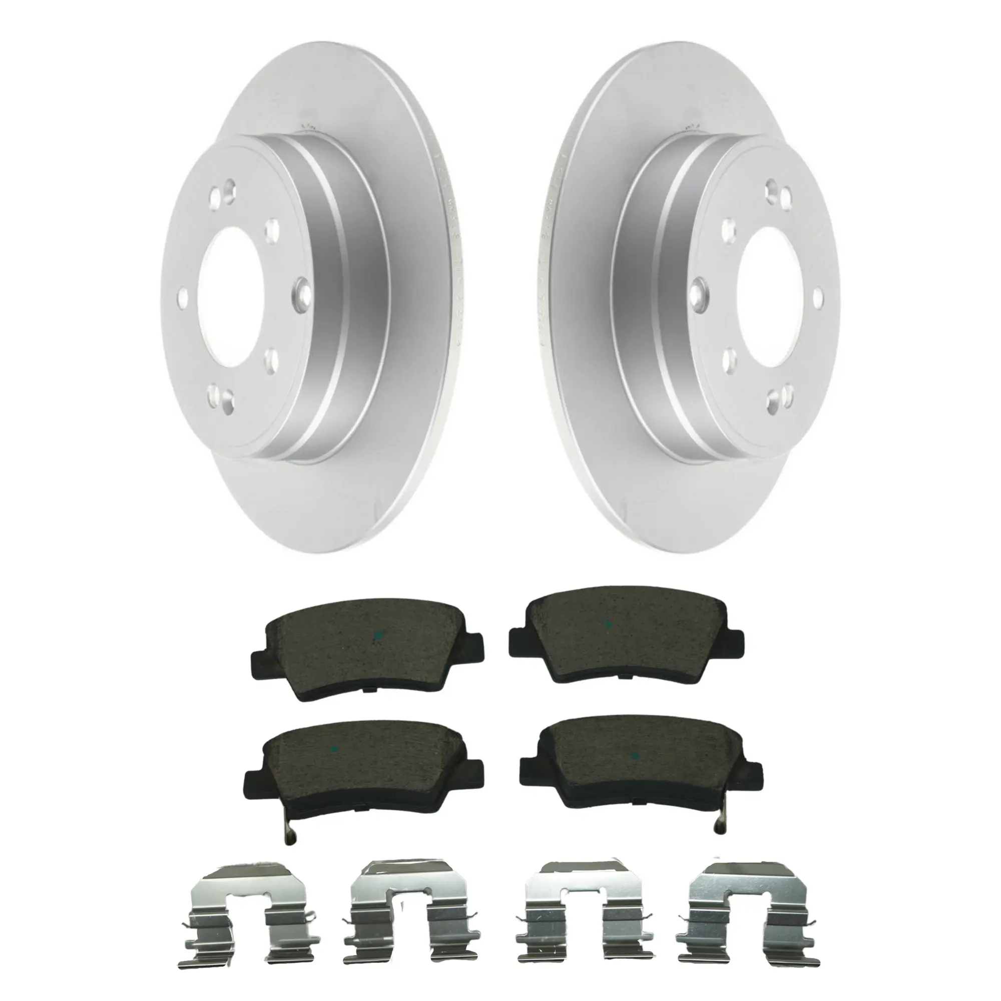 Coated Brake Rotor & Ceramic Pad Kit - image principale du produit
