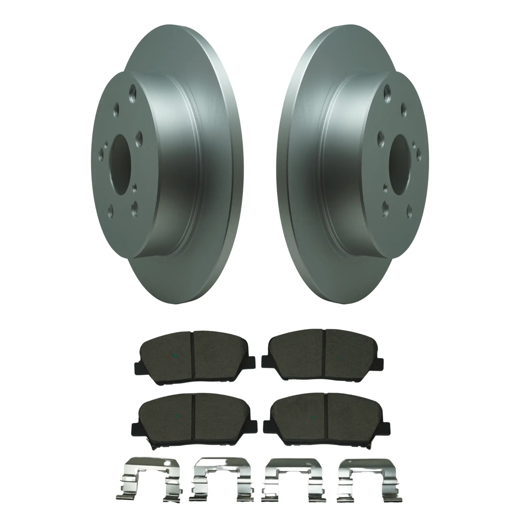 Coated Brake Rotor & Ceramic Pad Kit - image principale du produit