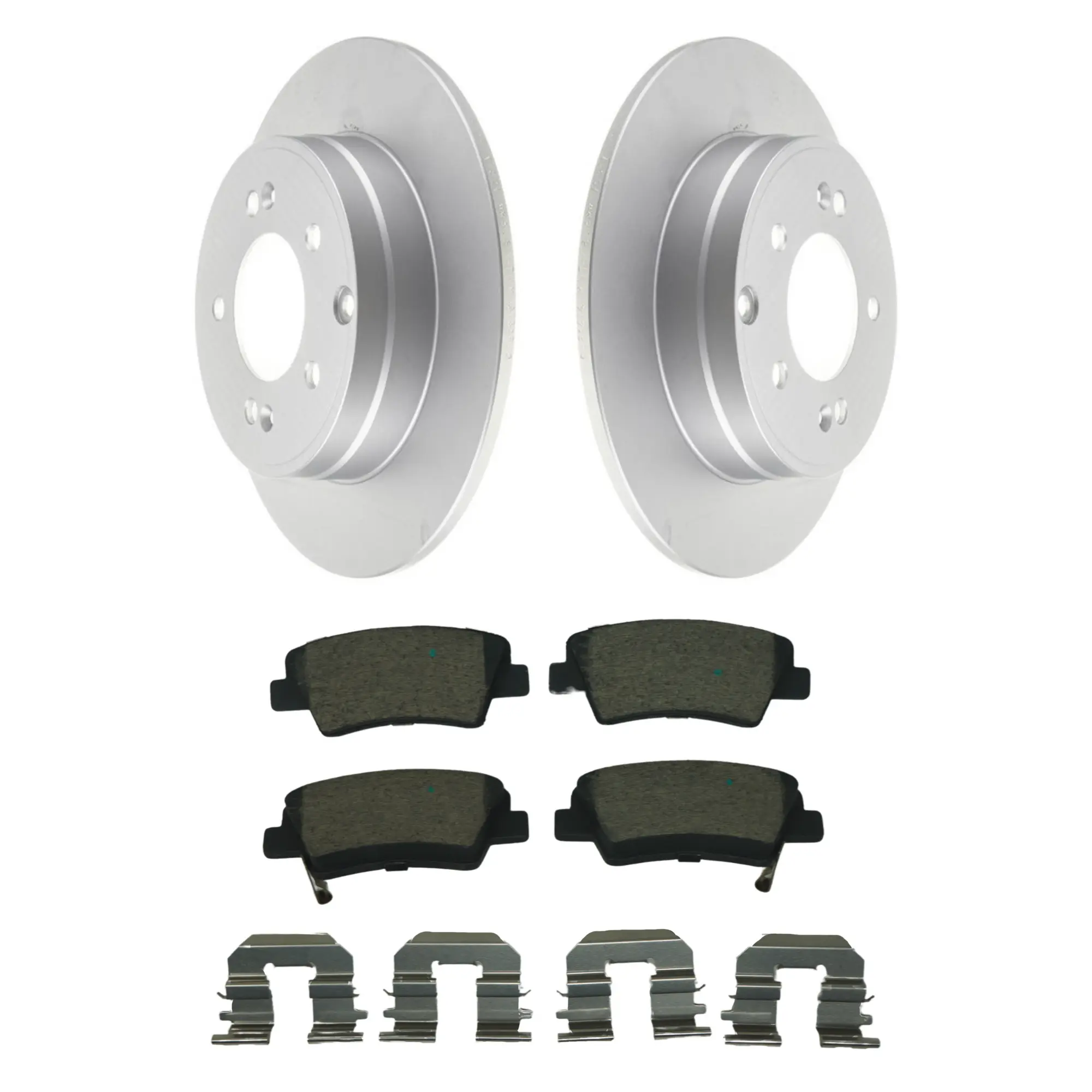 Coated Brake Rotor & Ceramic Pad Kit - image principale du produit