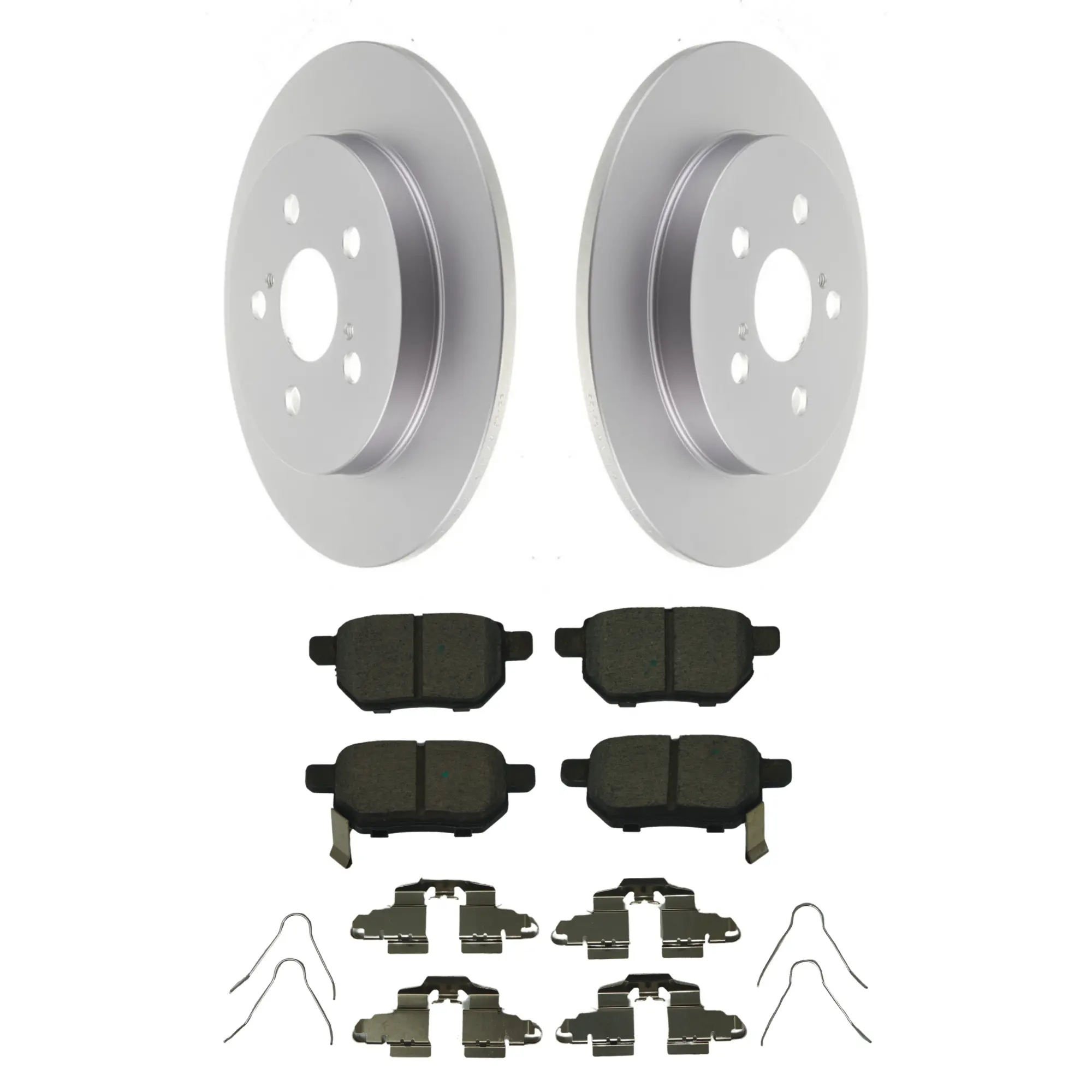 Coated Brake Rotor & Ceramic Pad Kit - image principale du produit