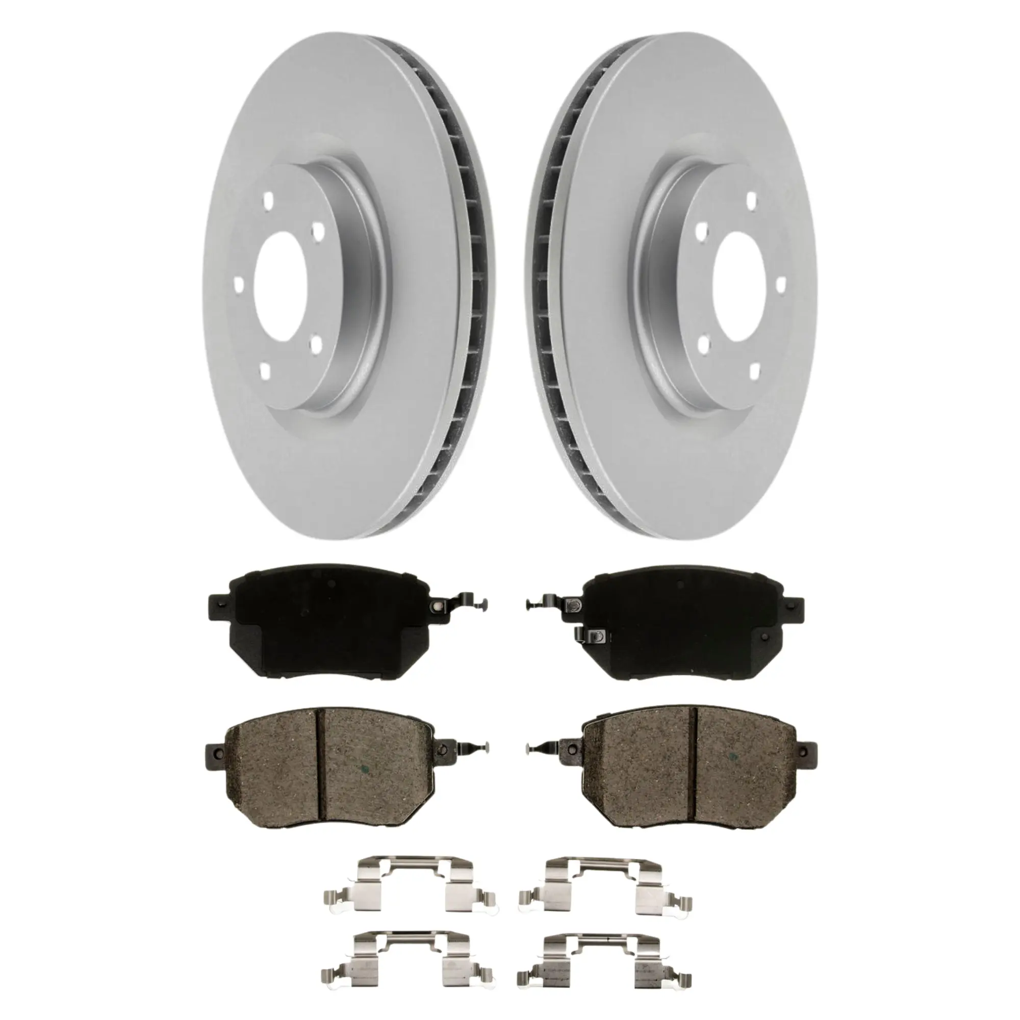 Coated Brake Rotor & Ceramic Pad Kit - image principale du produit