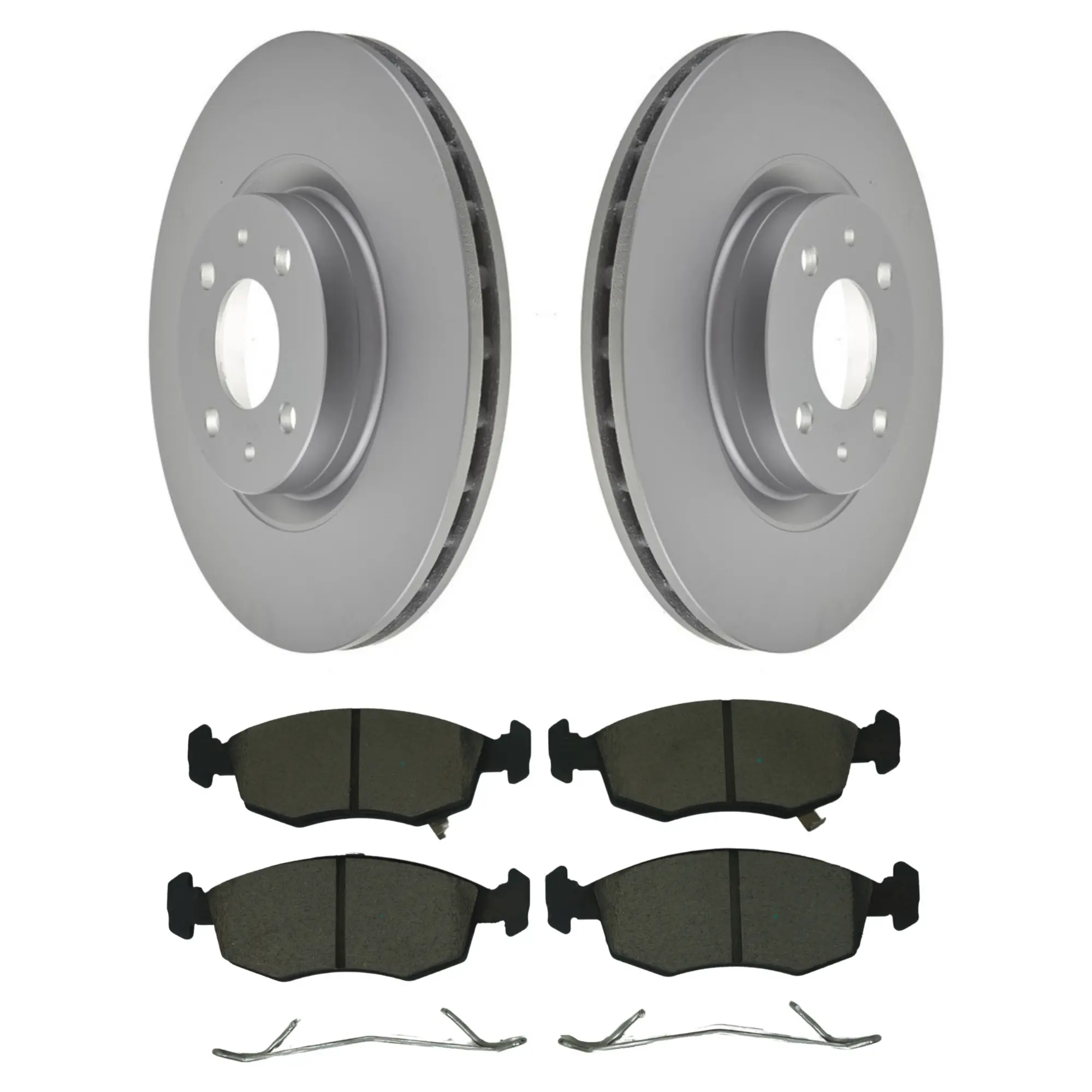 Coated Brake Rotor & Ceramic Pad Kit - image principale du produit