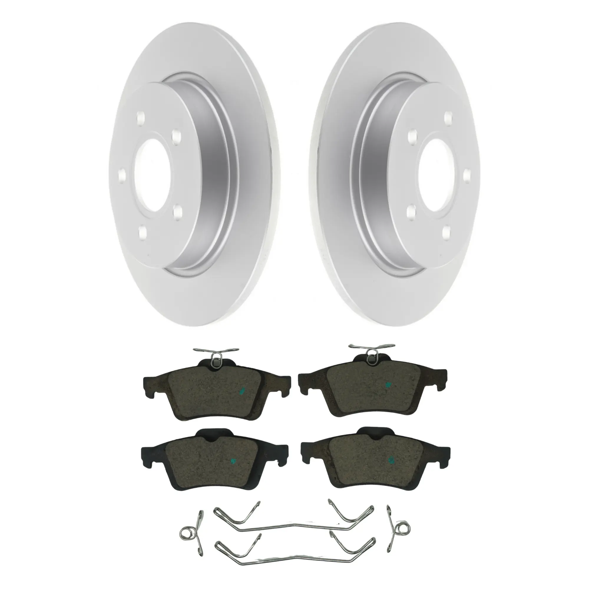 Coated Brake Rotor & Ceramic Pad Kit - image principale du produit