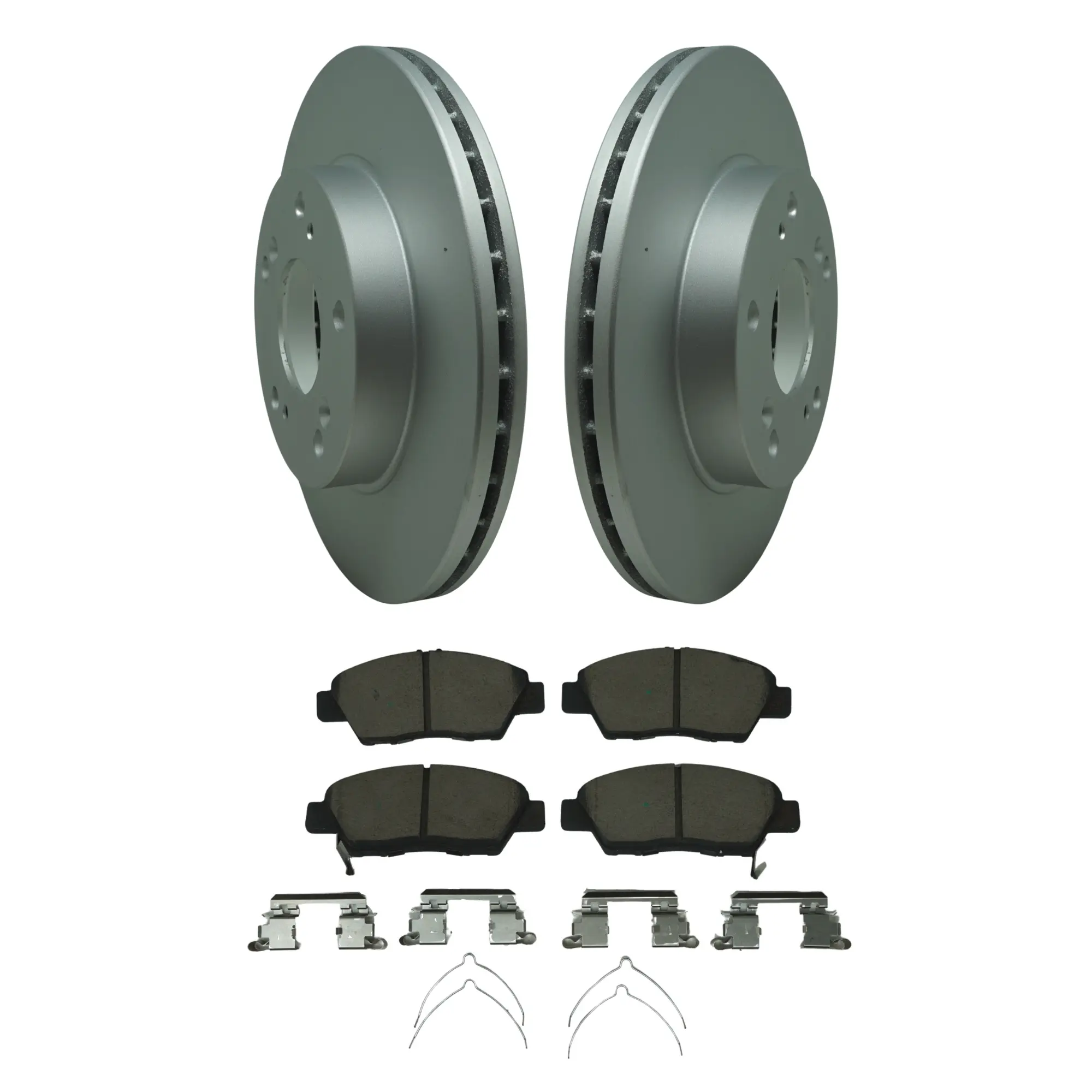 Coated Brake Rotor & Ceramic Pad Kit - image principale du produit