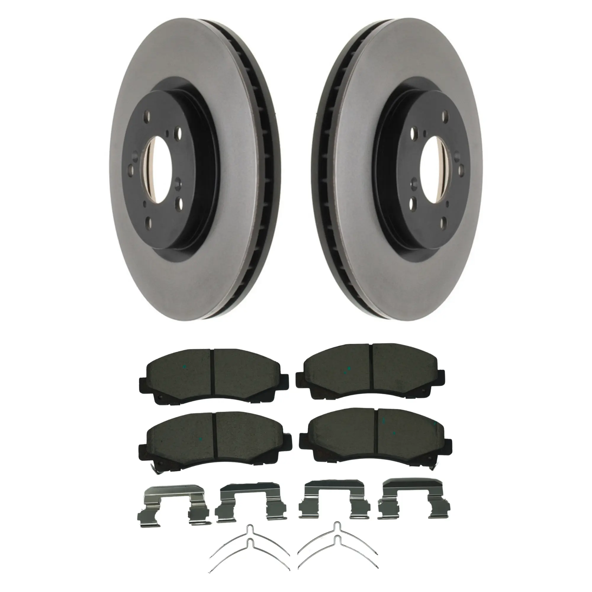 Coated Brake Rotor & Ceramic Pad Kit - image principale du produit