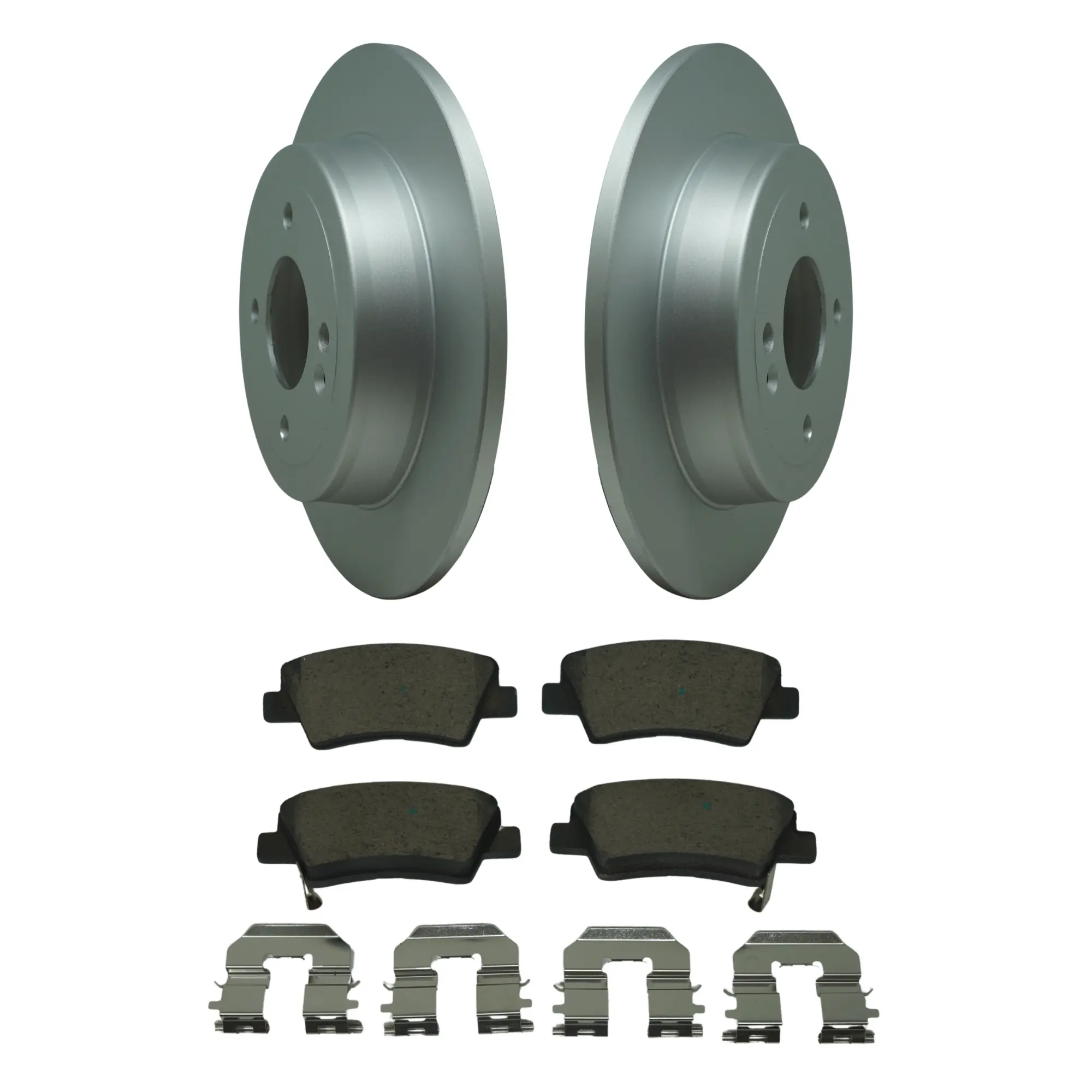 Coated Brake Rotor & Ceramic Pad Kit - image principale du produit